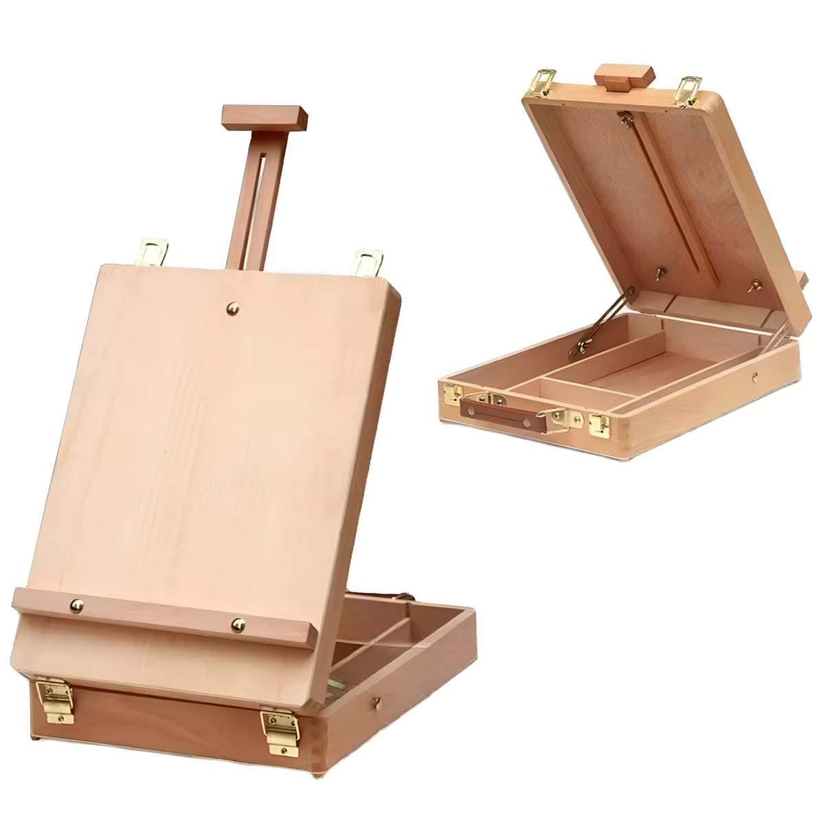 Caja Organizadora de Madera Tipo Maletín con Caballete 32 x 24 cm