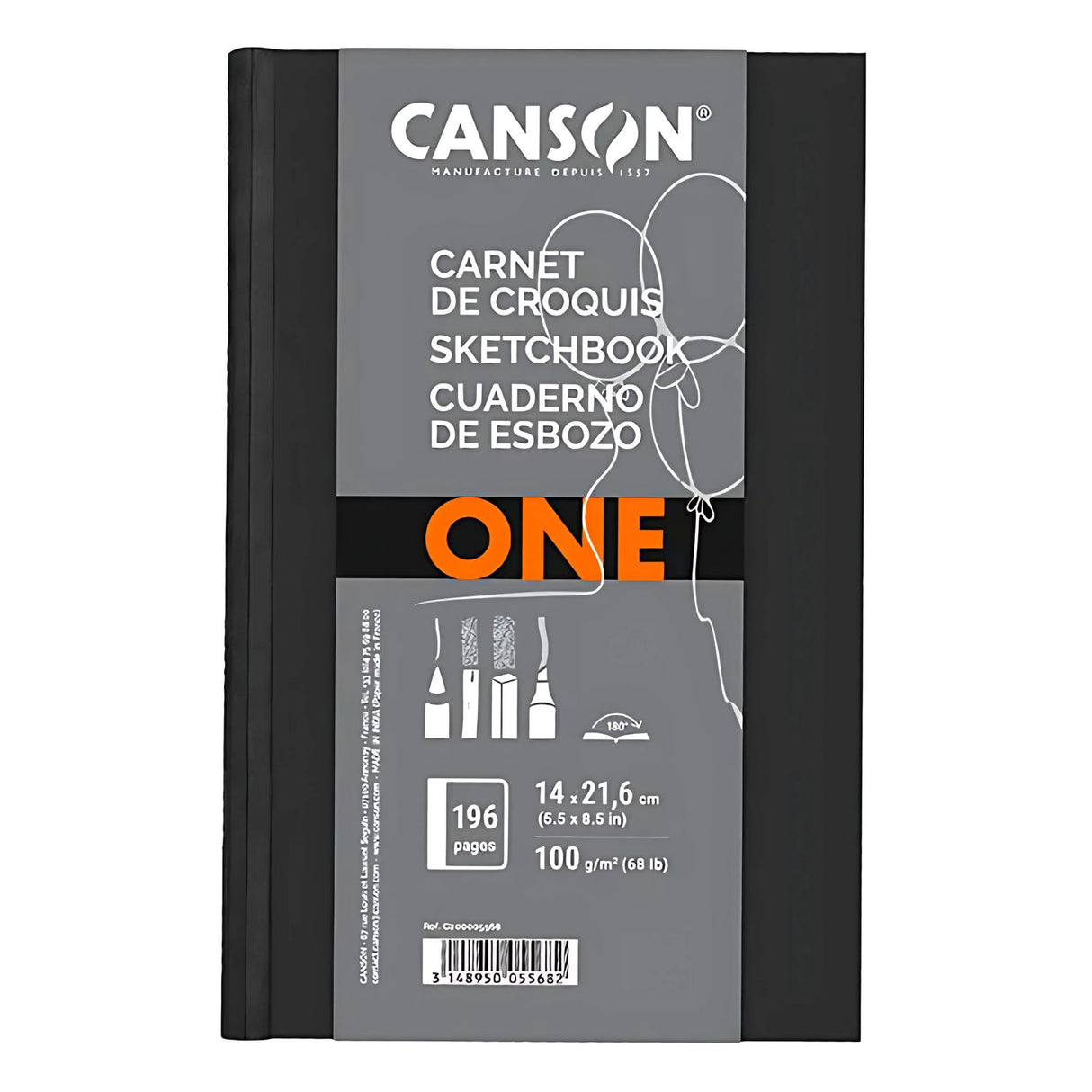 Canson Art Book - Libreta One 98 Hojas, 100 g/m2