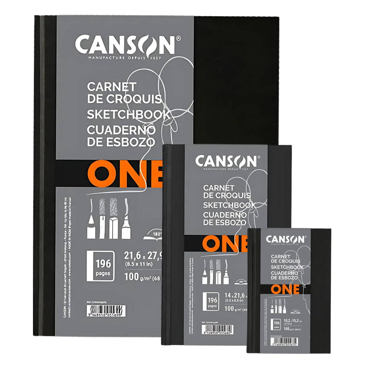 Canson Art Book - Libreta One 98 Hojas, 100 g/m2