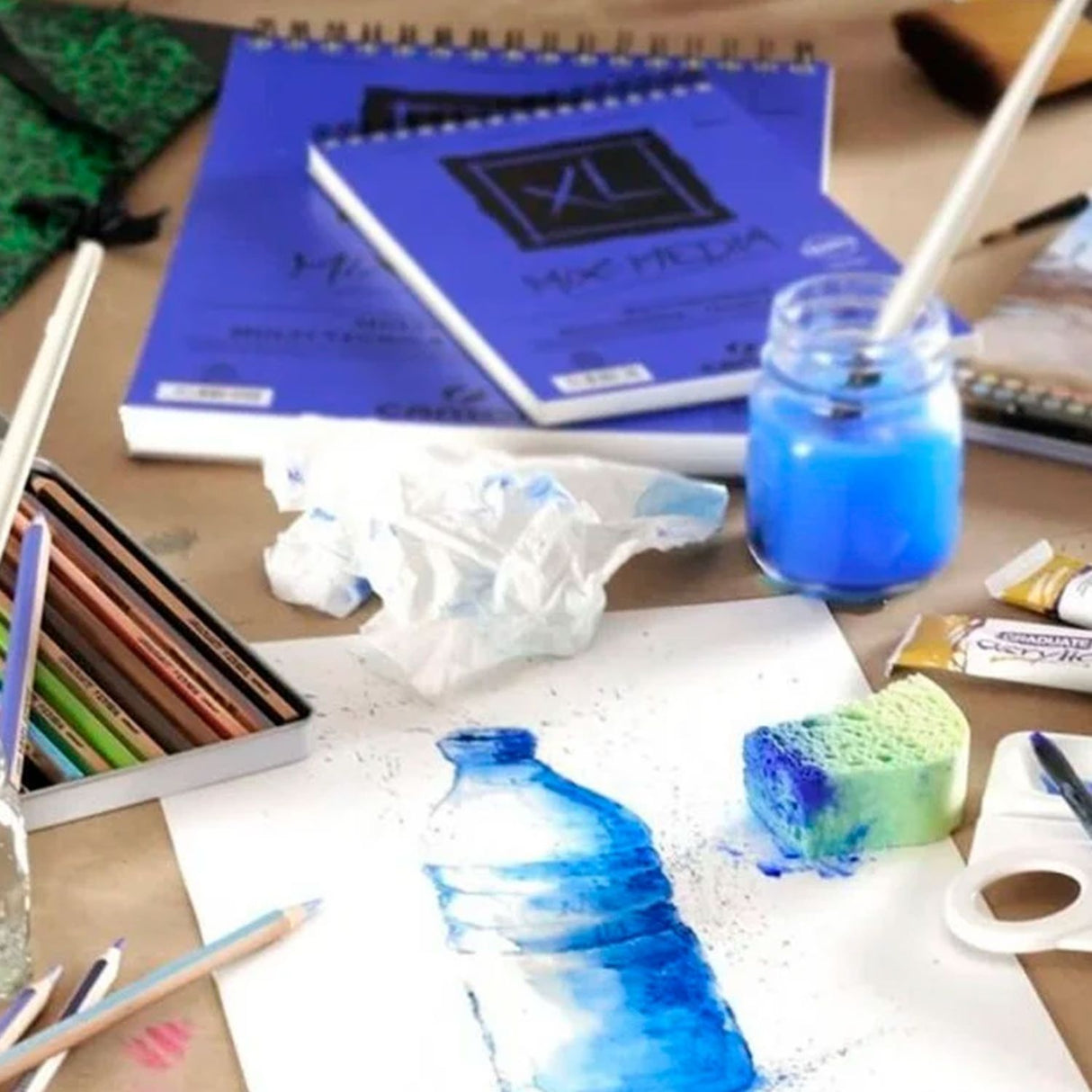 Canson XL - Croquera Mix Media para Técnicas Mixtas 300 g/m2