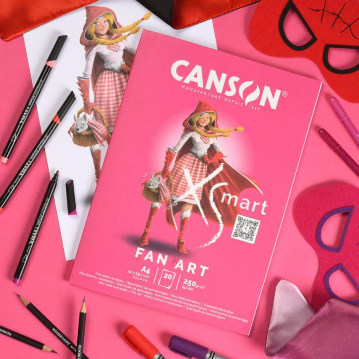 Canson XSmart - Block Fan Art A4 20 hojas 250 g/m2