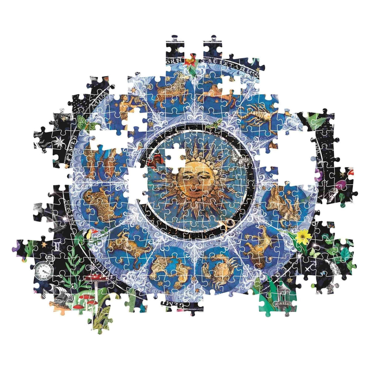 Clementoni - Puzzle 1000 Piezas Compact Astrological Chart 2025 High Quality Collection
