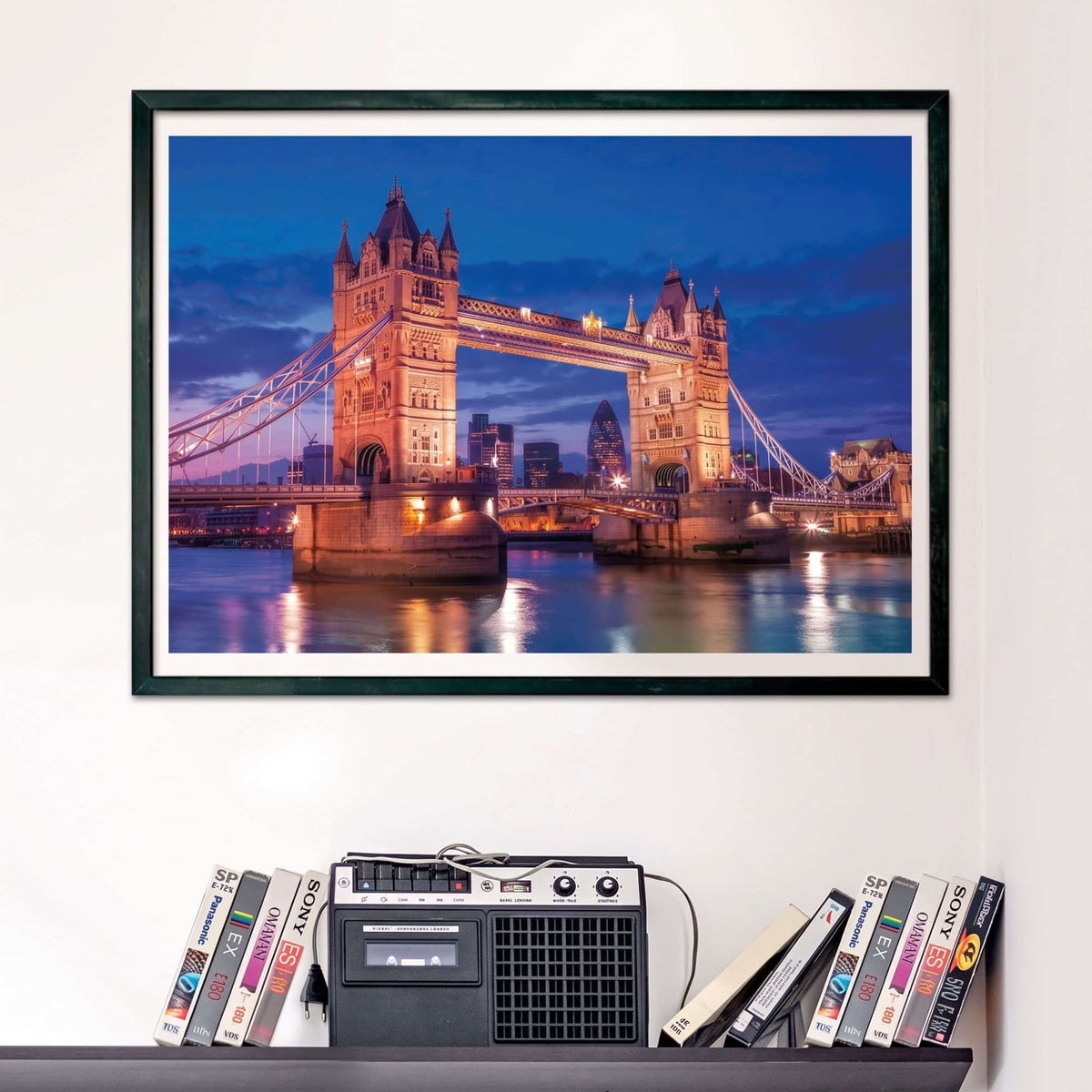 Clementoni - Puzzle 1000 Piezas Compact Tower Bridge At Night High Quality Collection