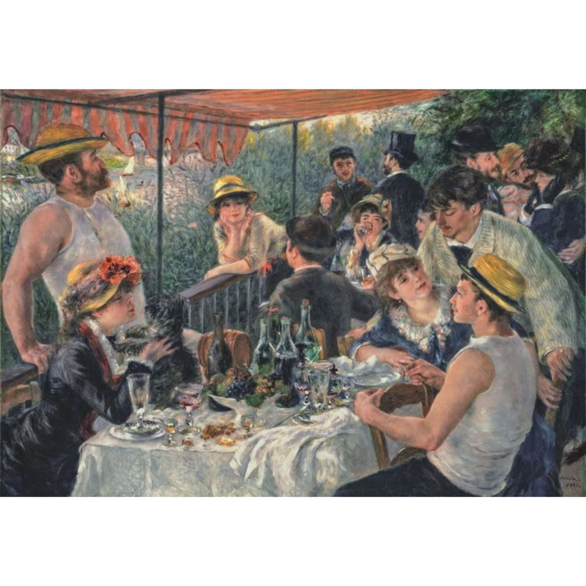 Clementoni - Puzzle 1000 Piezas El Almuerzo de los Remeros Museum Collection