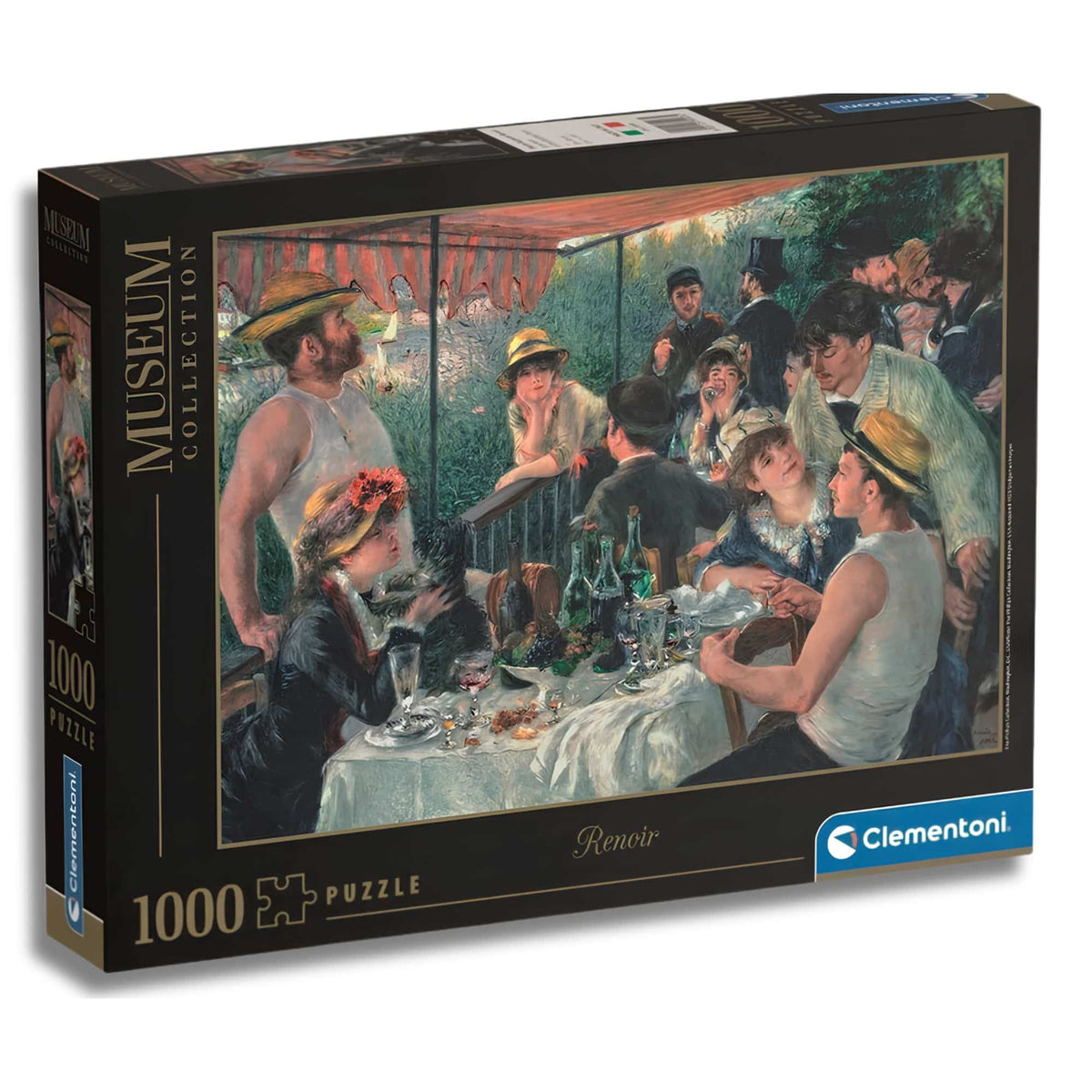 Clementoni - Puzzle 1000 Piezas El Almuerzo de los Remeros Museum Collection