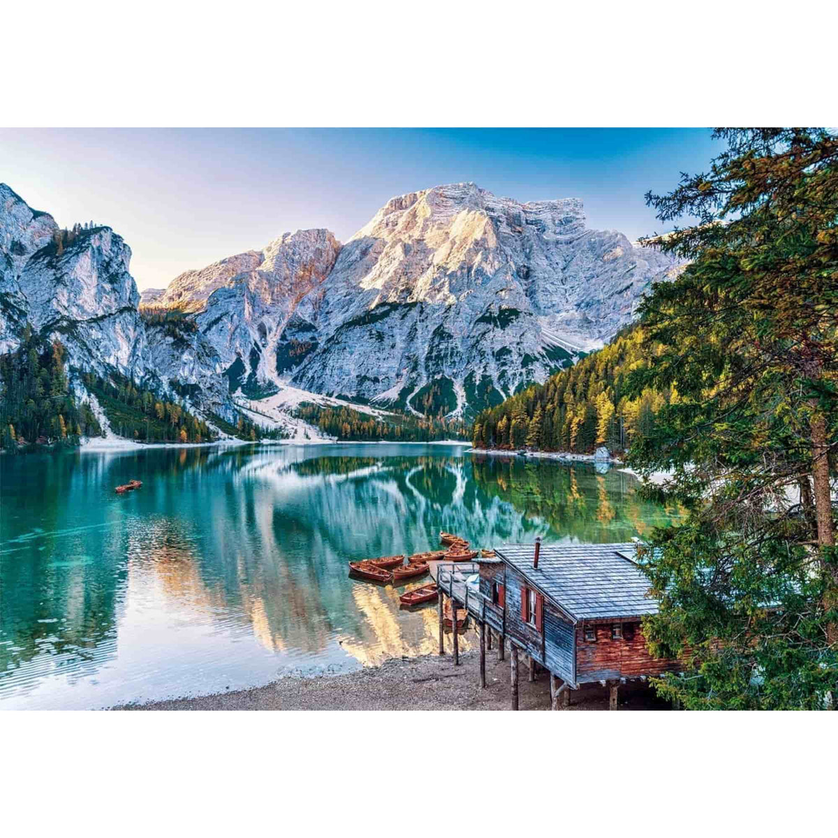 Clementoni - Puzzle 1000 Piezas Emerald Lake Braies High Quality Collection
