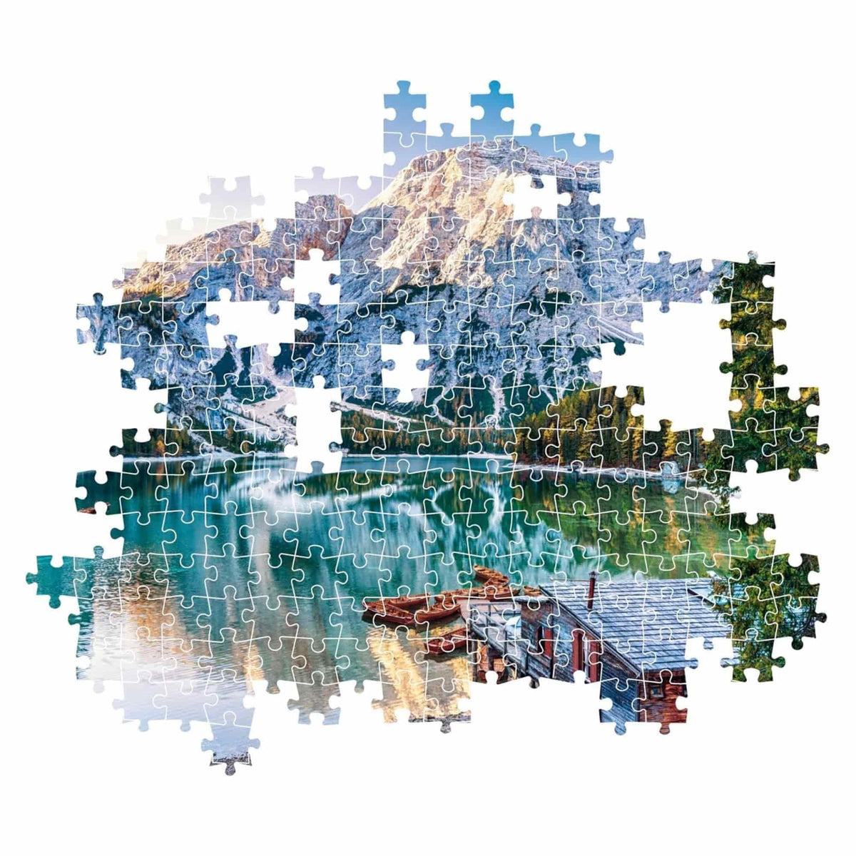 Clementoni - Puzzle 1000 Piezas Emerald Lake Braies High Quality Collection