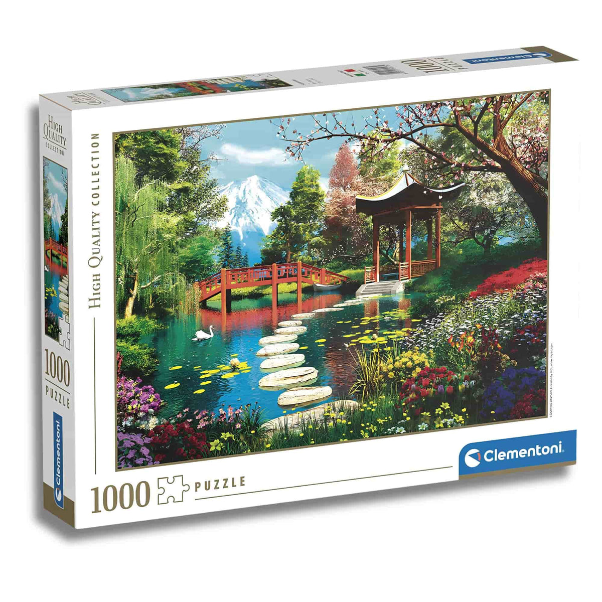 Clementoni - Puzzle 1000 Piezas Fuji Garden High Quality Collection