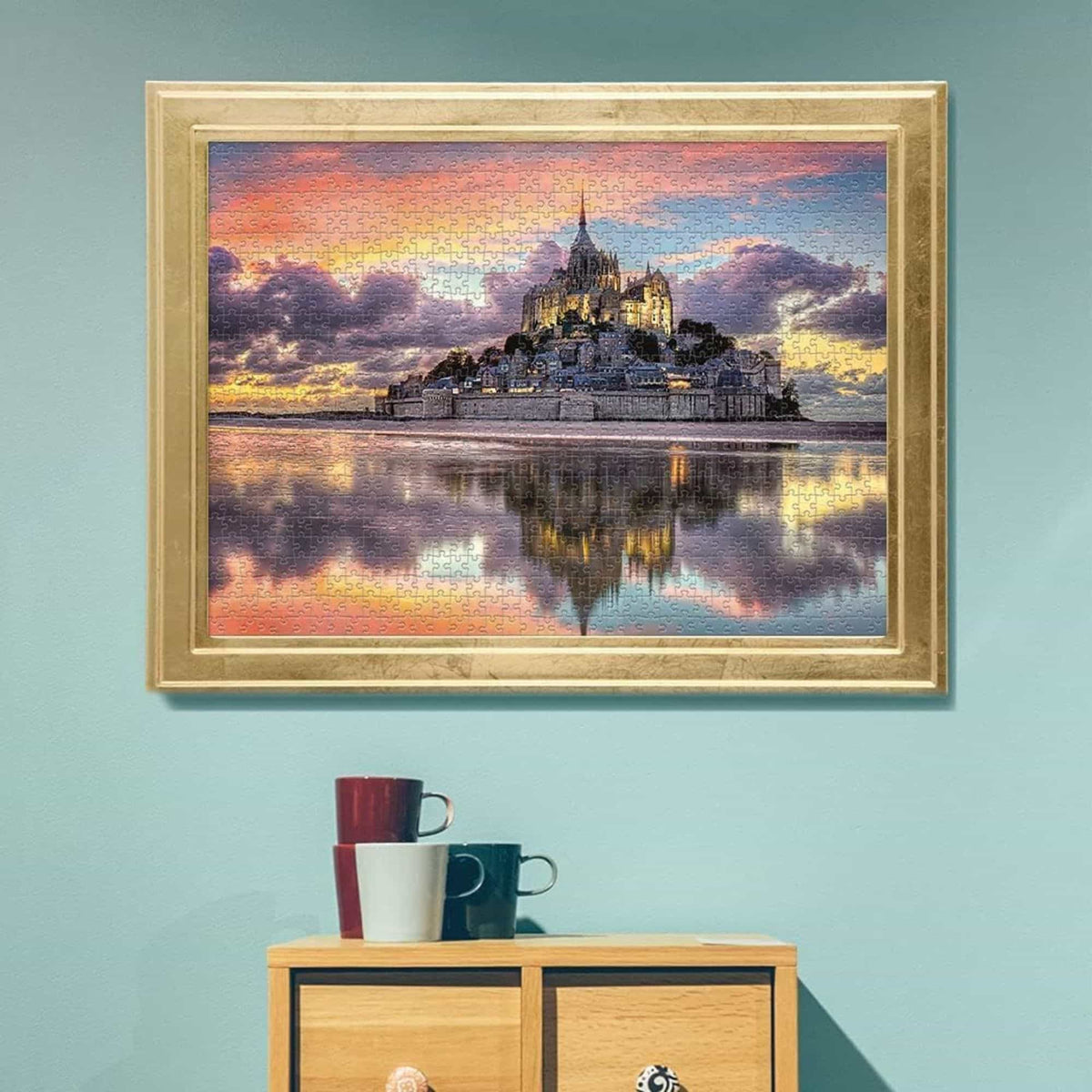 Clementoni - Puzzle 1000 Piezas Le Magnifique Mont Saint-Michel High Quality Collection