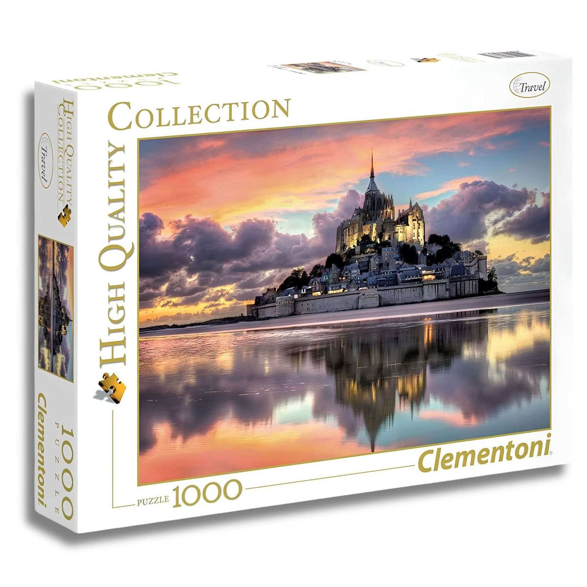 Clementoni - Puzzle 1000 Piezas Le Magnifique Mont Saint-Michel High Quality Collection