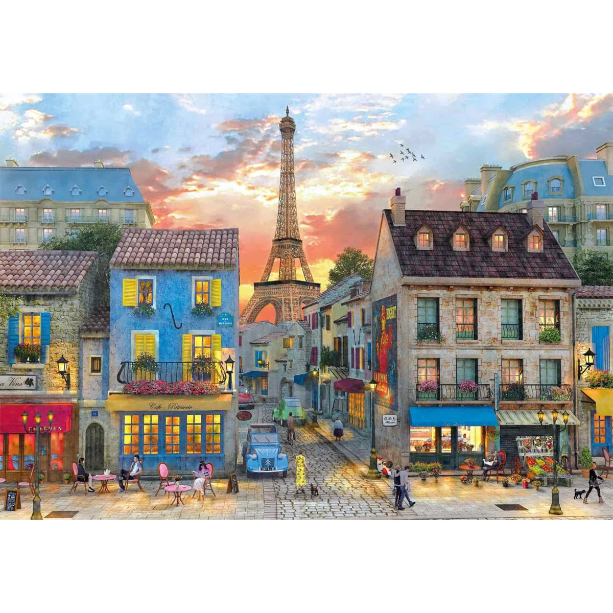 Clementoni - Puzzle 1000 Piezas Streets of Paris High Quality Collection