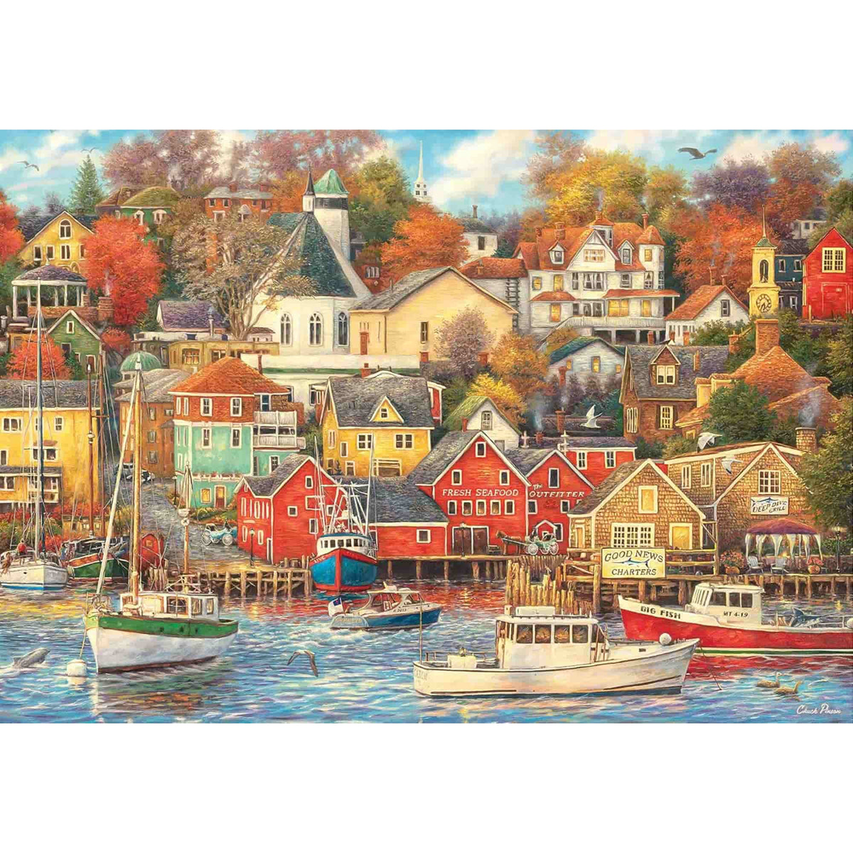 Clementoni - Puzzle 1500 Piezas Good Times Harbor High Quality Collection