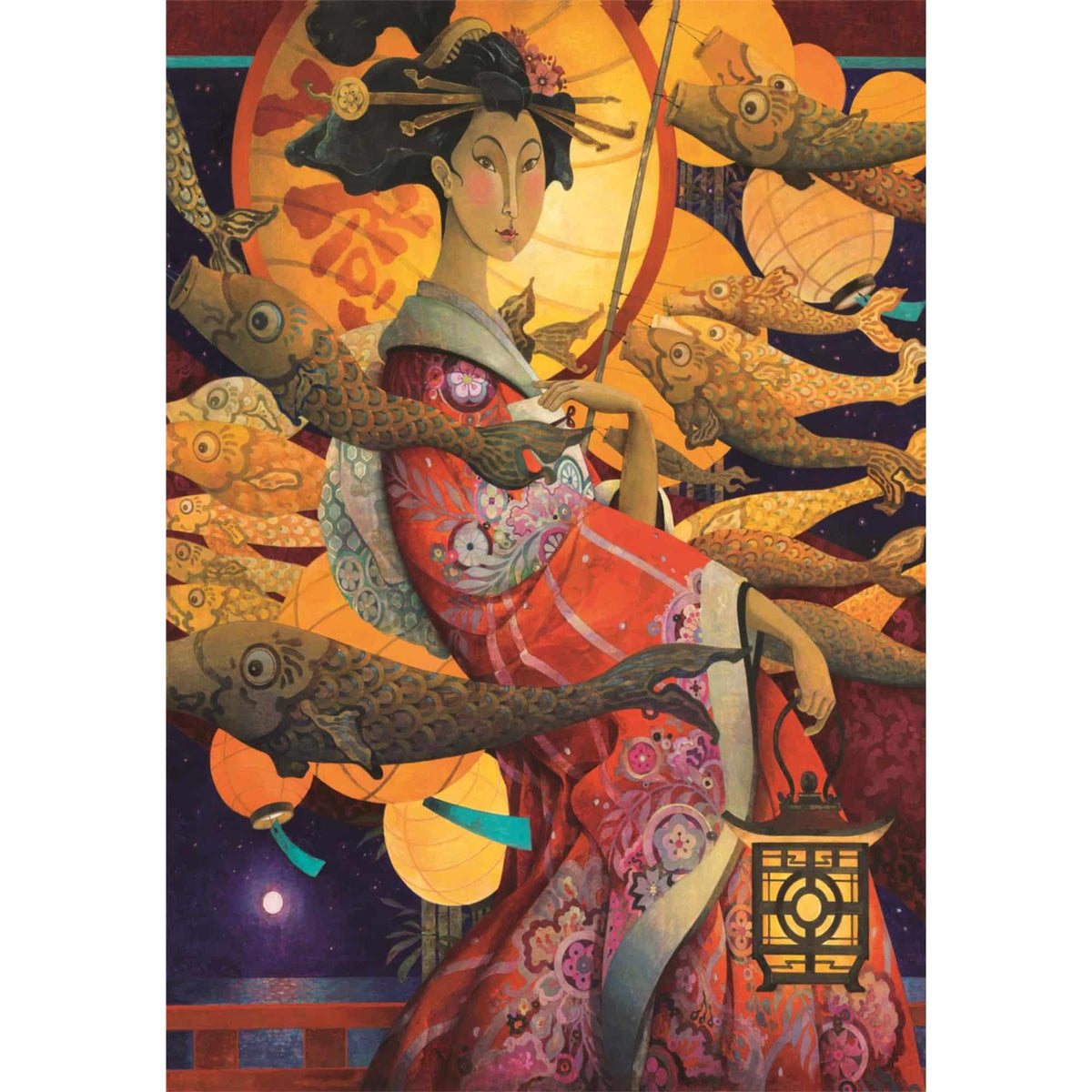 Clementoni - Puzzle 1500 Piezas Koinobori Dance High Quality Collection