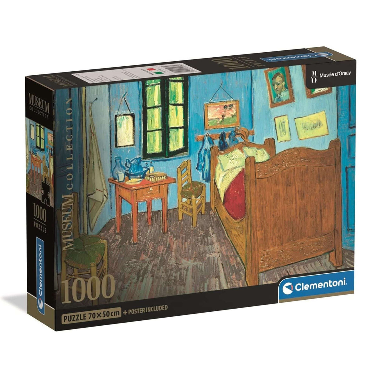 Clementoni - Puzzle 1000 Piezas El Dormitorio en Arlés Museum Collection