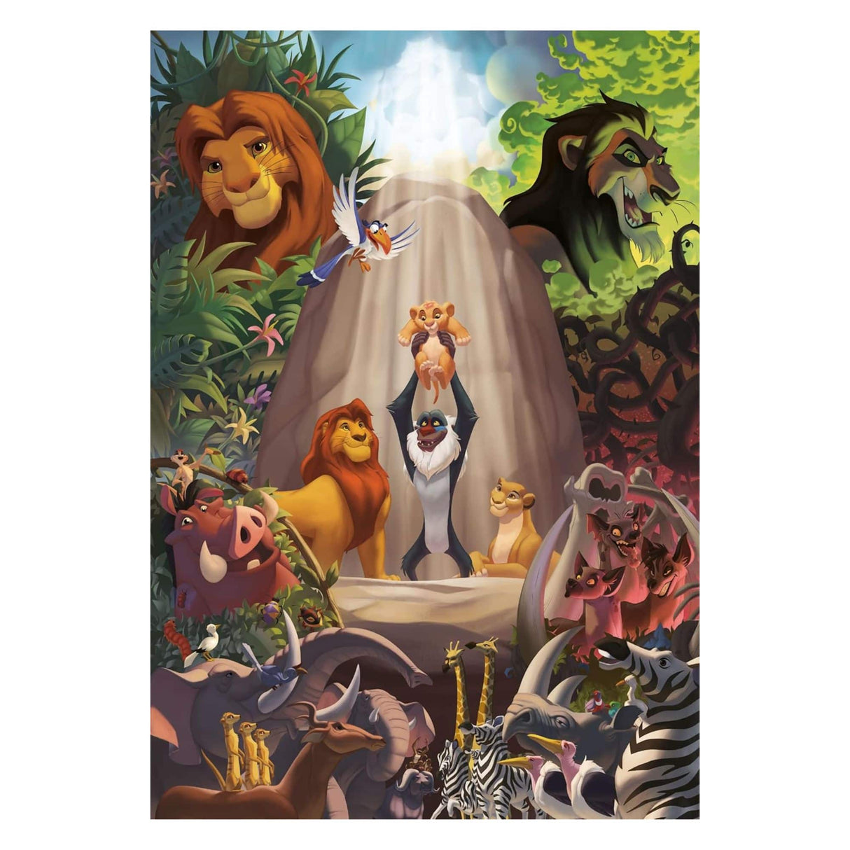 Clementoni - Puzzle 1000 Piezas El Rey León Disney