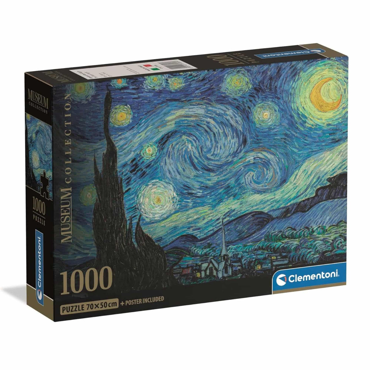 Clementoni - Puzzle 1000 Piezas La Noche Estrellada Museum Collection
