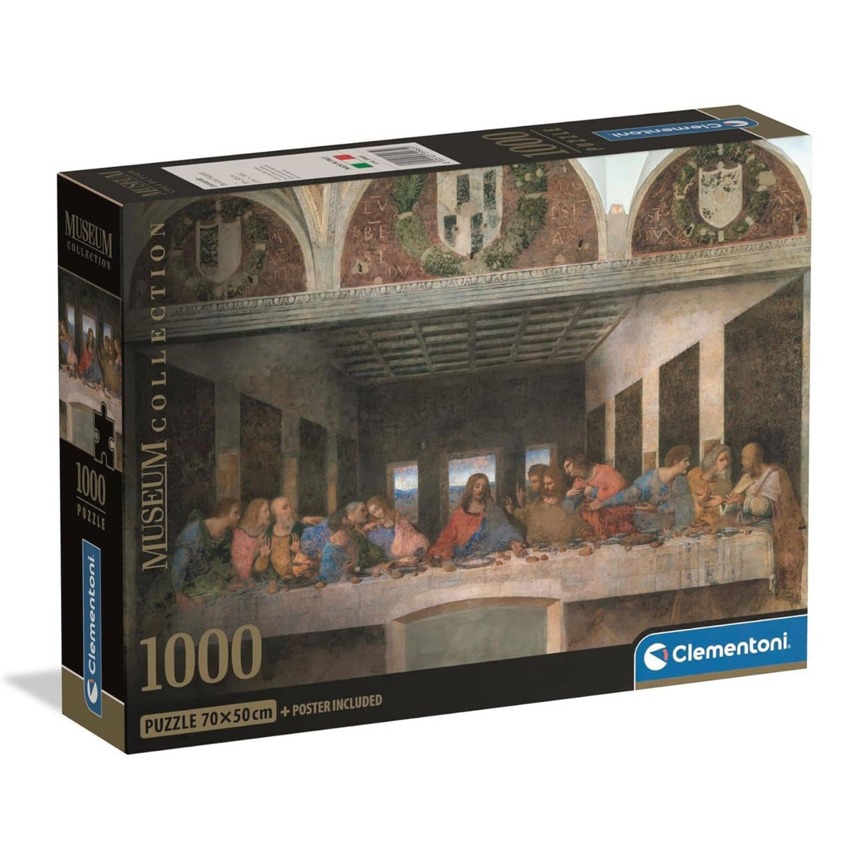 Clementoni - Puzzle 1000 Piezas La Última Cena Museum Collection
