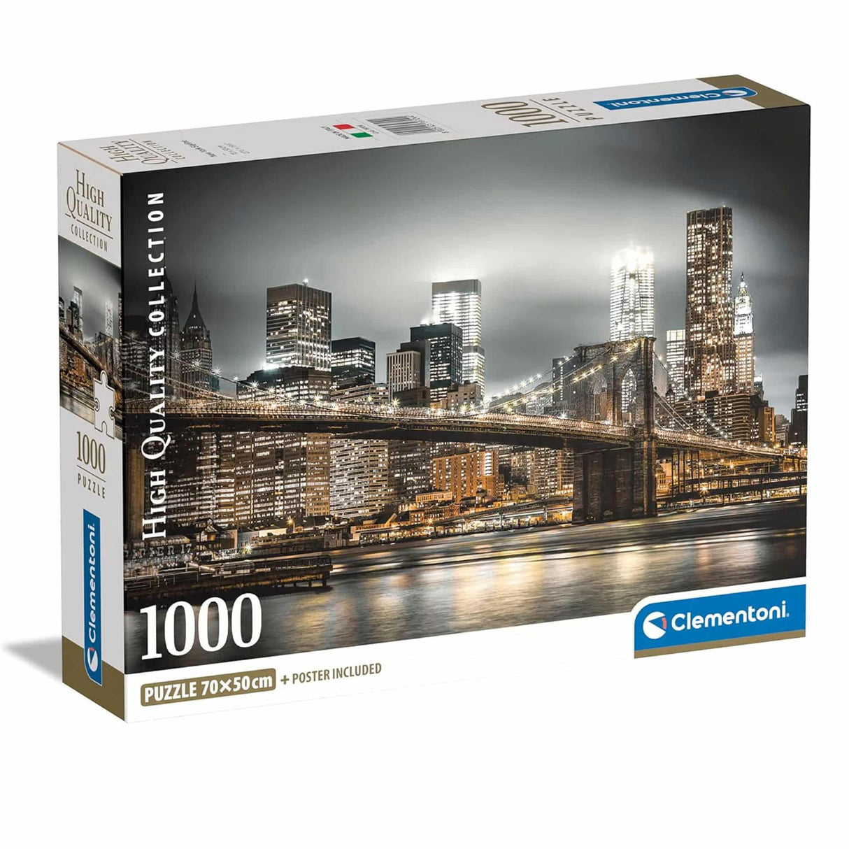 Clementoni - Puzzle 1000 Piezas New York Skyline High Quality Collection