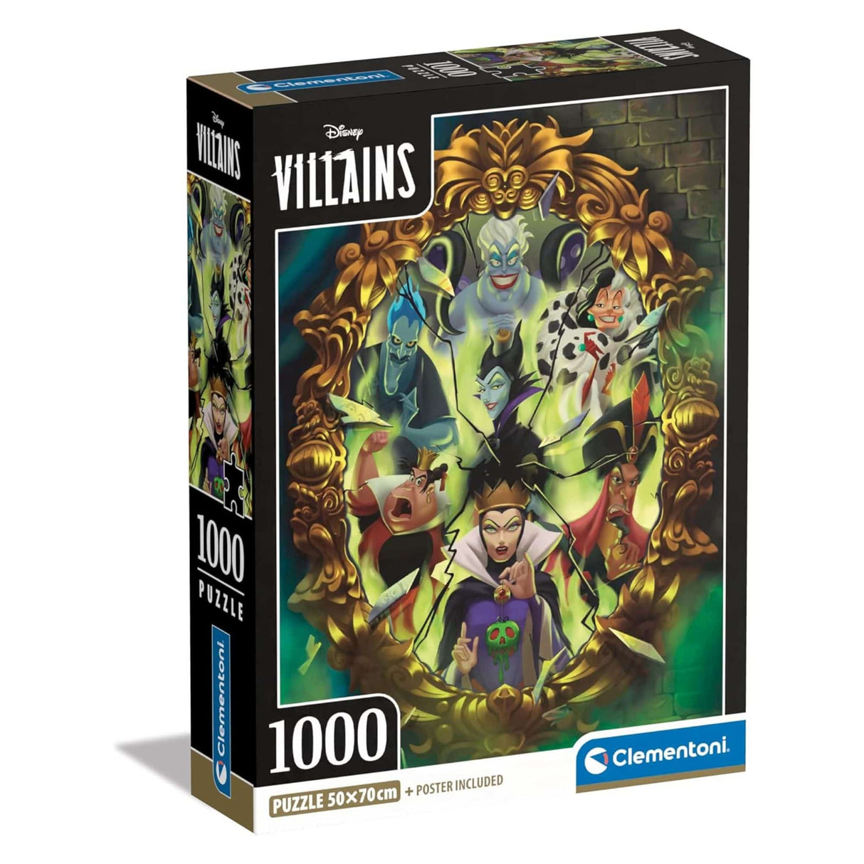 Clementoni - Puzzle 1000 Piezas Villanos de Disney