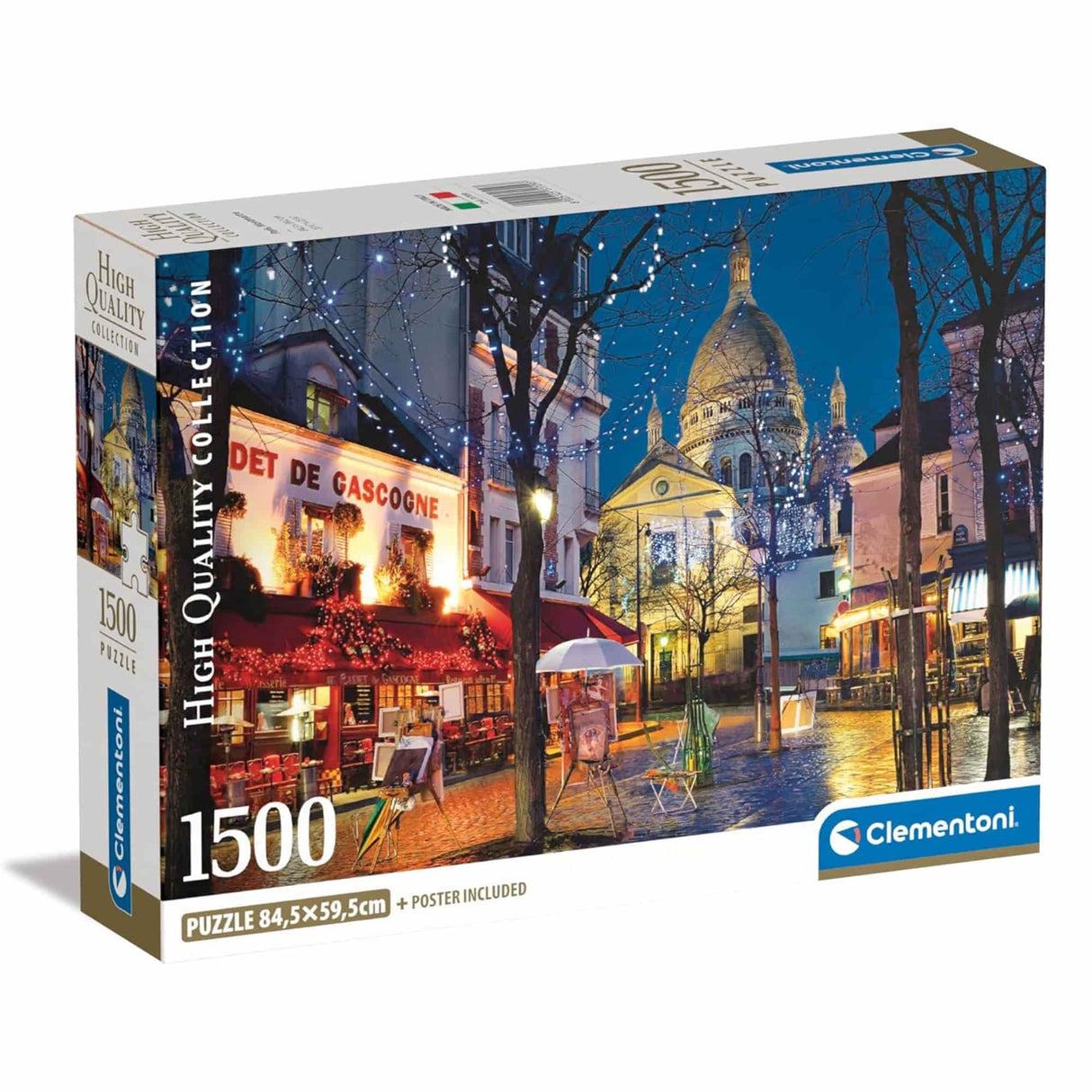 Clementoni - Puzzle 1500 Piezas Montmartre High Quality Collection