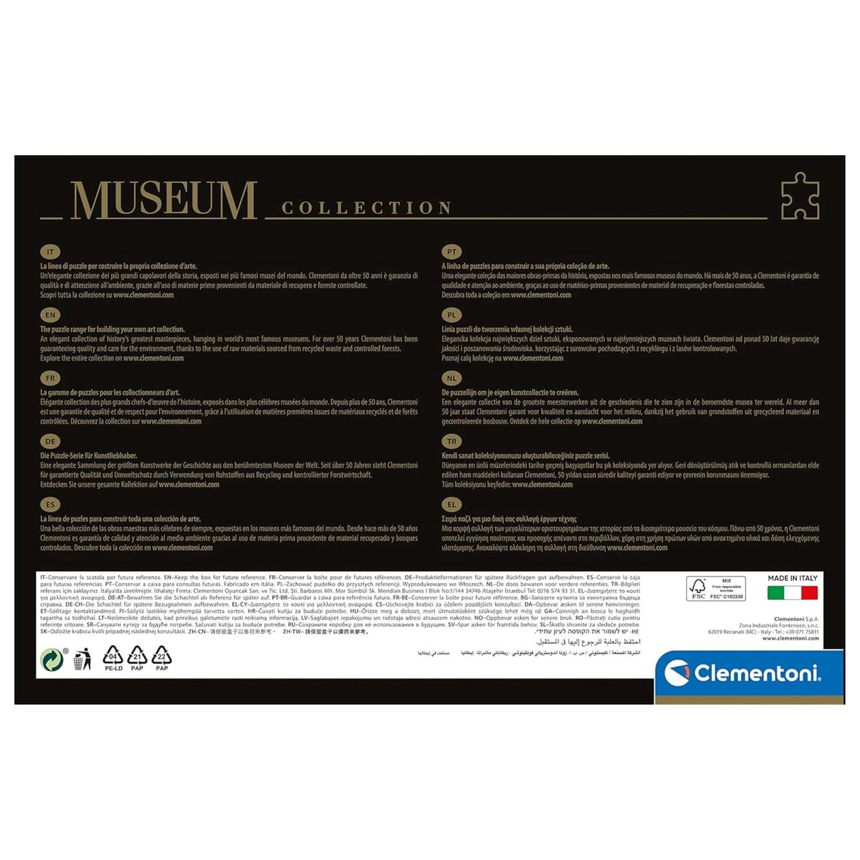 Clementoni - Puzzle 2000 Piezas Archiduque Leopold Wilhelm Museum Collection