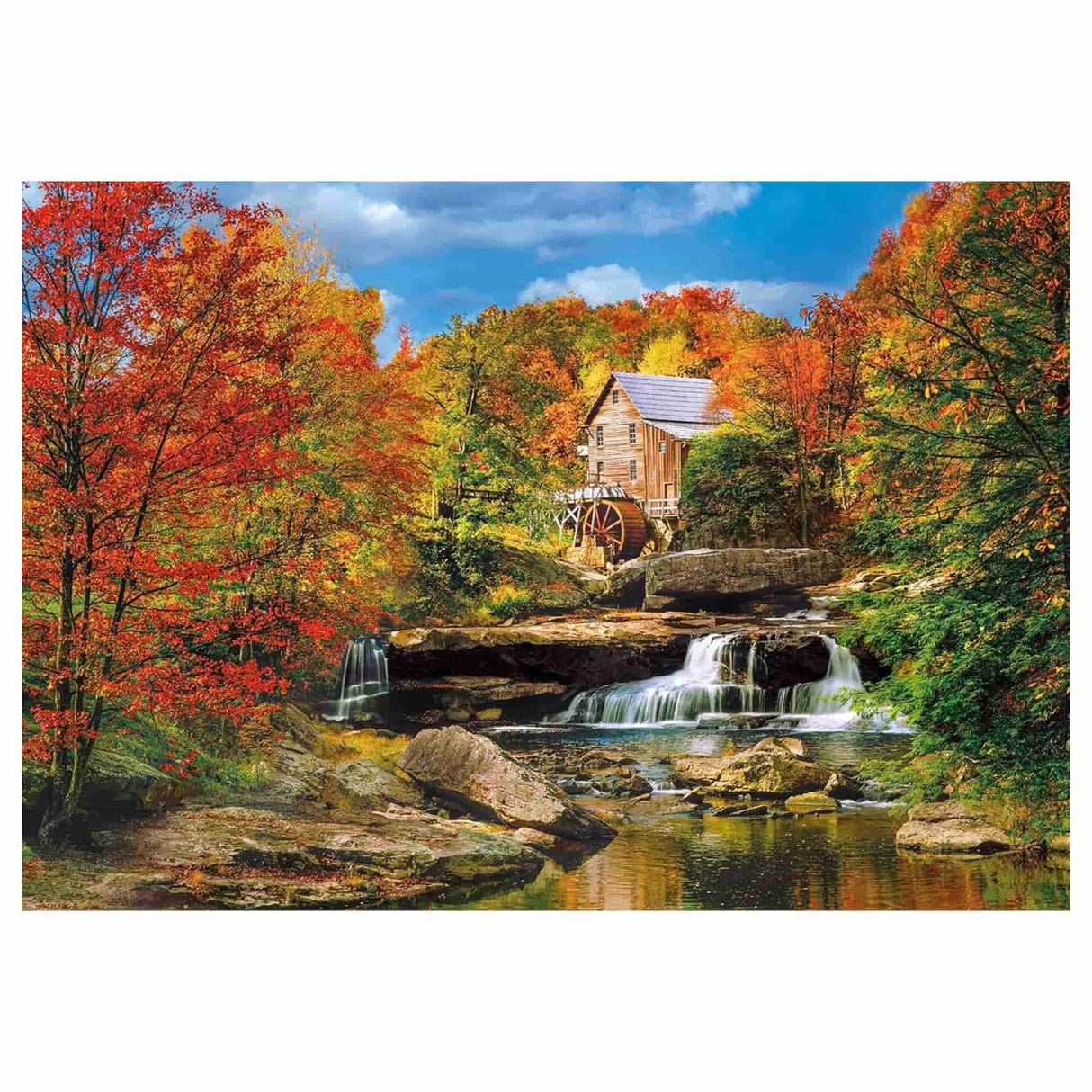 Clementoni - Puzzle 2000 Piezas Molino en Glade Creek High Quality Collection