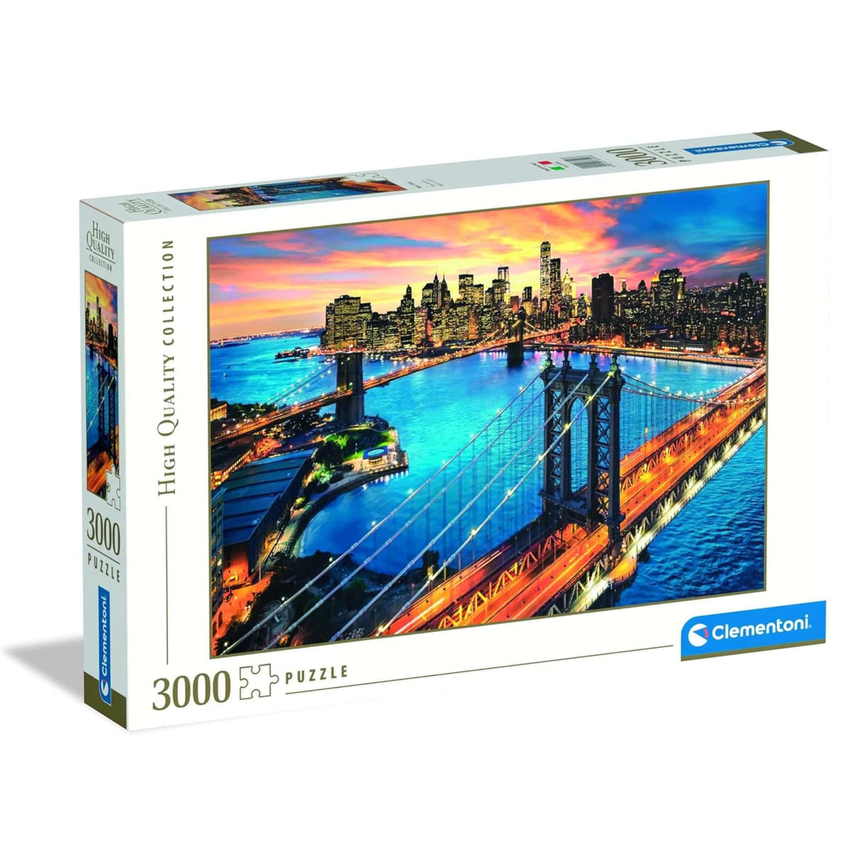 Clementoni - Puzzle 3000 Piezas New York High Quality Collection