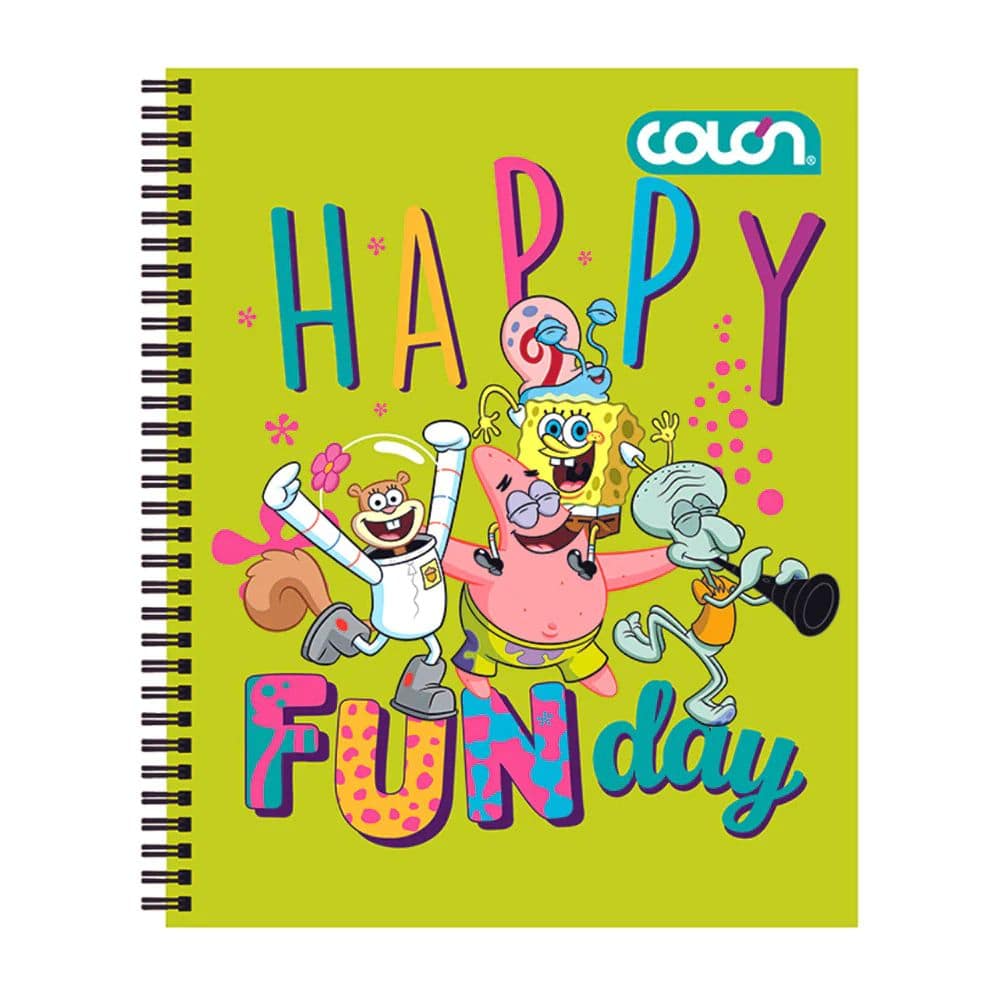 Colon - Cuaderno Universitario Bob Esponja 7 mm 100 h