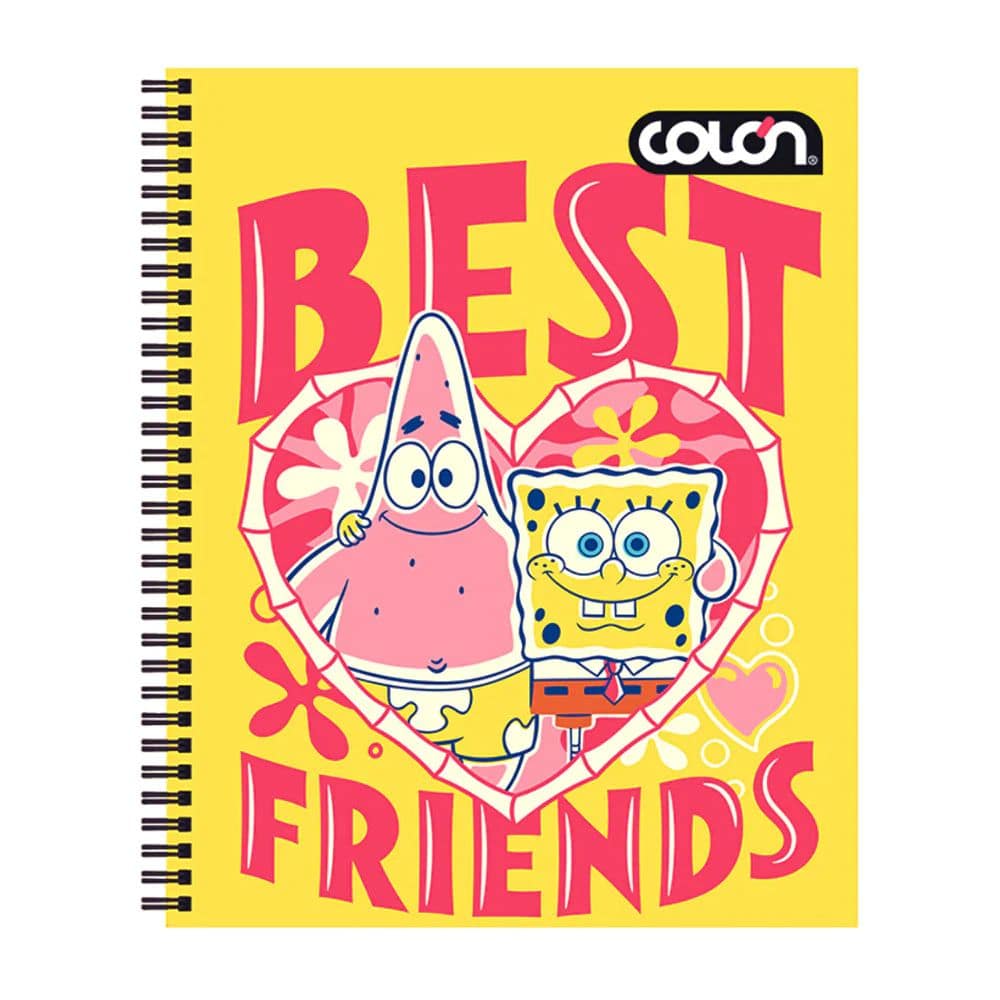 Colon - Cuaderno Universitario Bob Esponja 7 mm 100 h