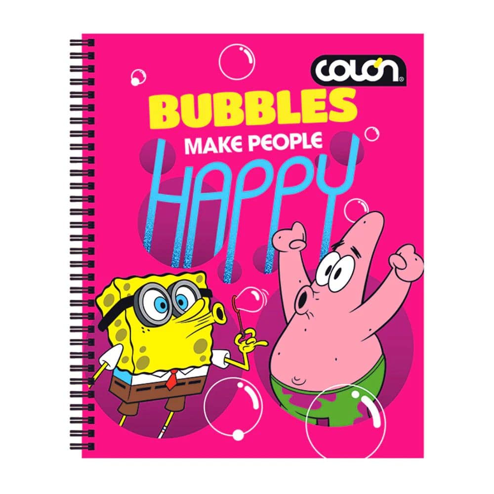 Colon - Cuaderno Universitario Bob Esponja 7 mm 100 h