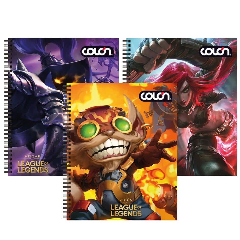 Colon - Cuaderno Universitario League of Legends 7 mm 100 h