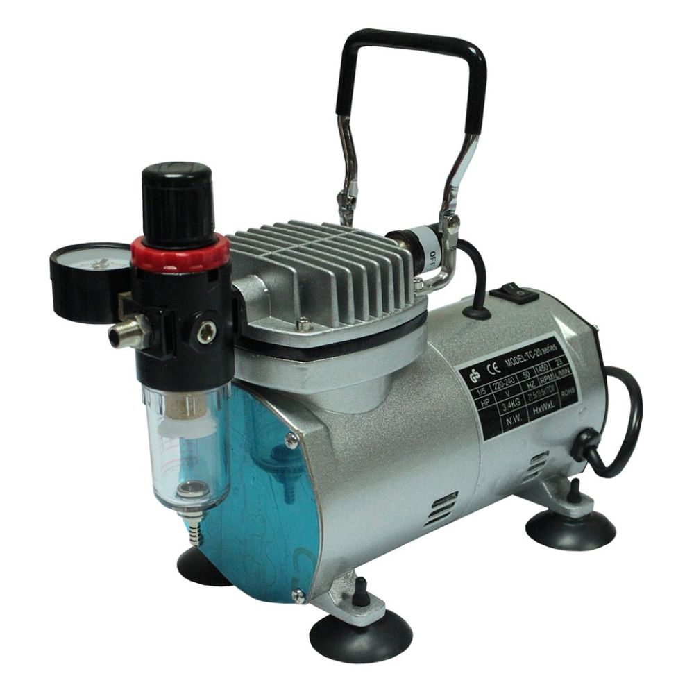 Compresor para Aerógrafos Profesional con Conexión 1/8 con BSP
