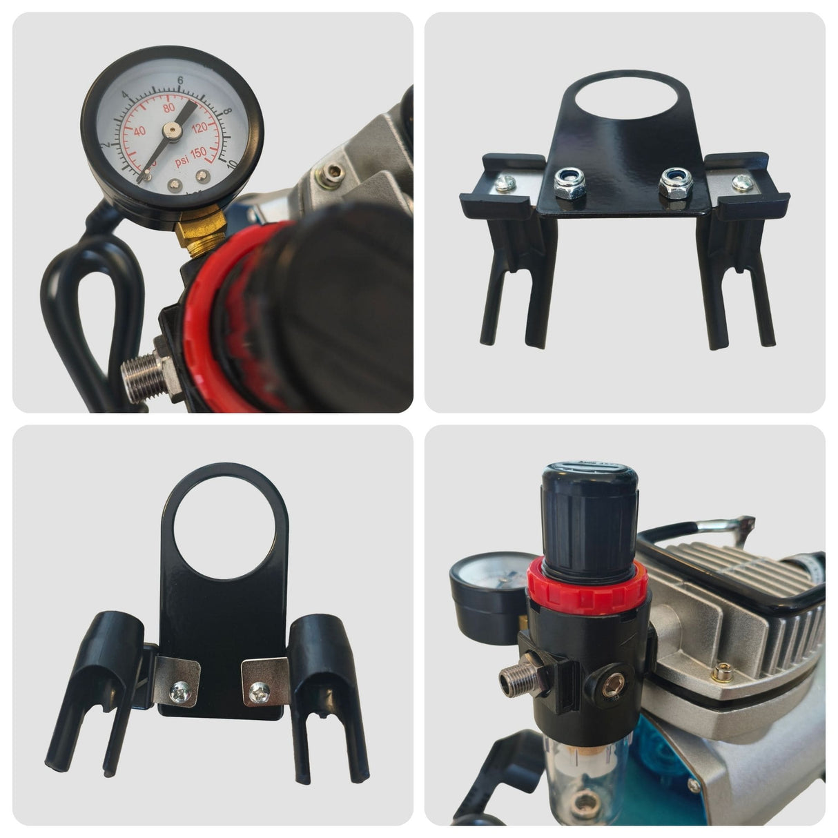 Compresor para Aerógrafos Profesional Mejorado con Conexión 1/8 BSP