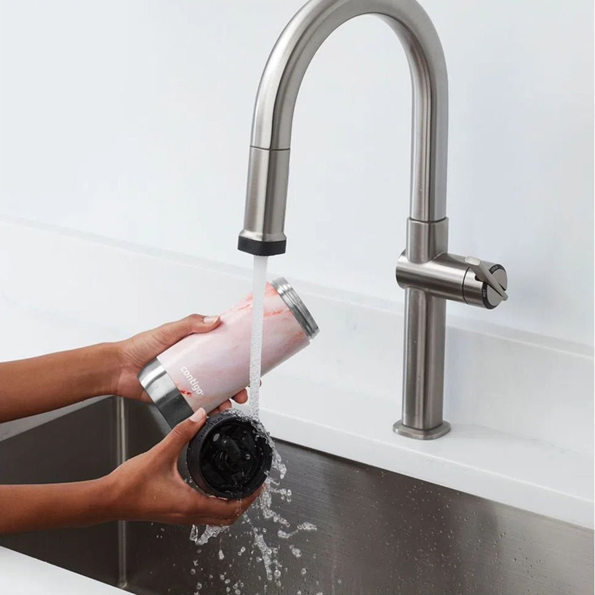 Contigo - Vaso Térmico Huron Courture Snapseal 2.0 Mug 473 ml Rose Quartz