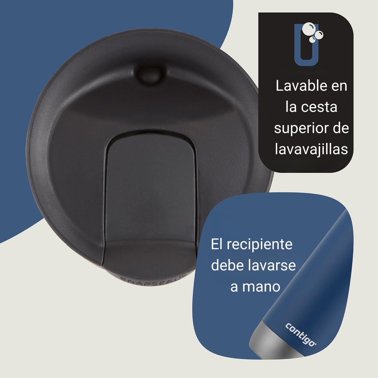 Contigo - Vaso Térmico Huron Snapseal 2.0 Mug 473 ml Blue Corn