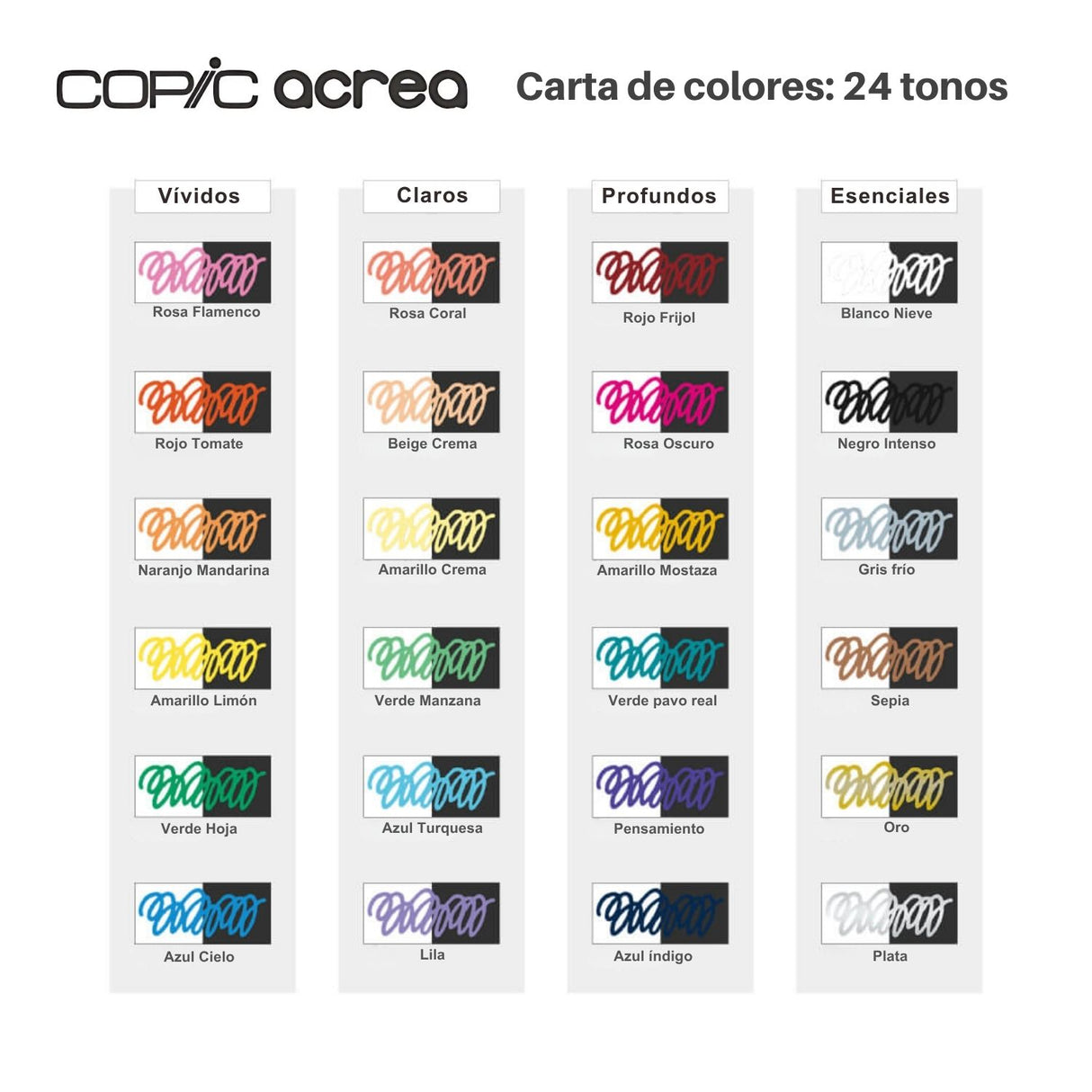 Copic Acrea - Marcadores Punta Fina