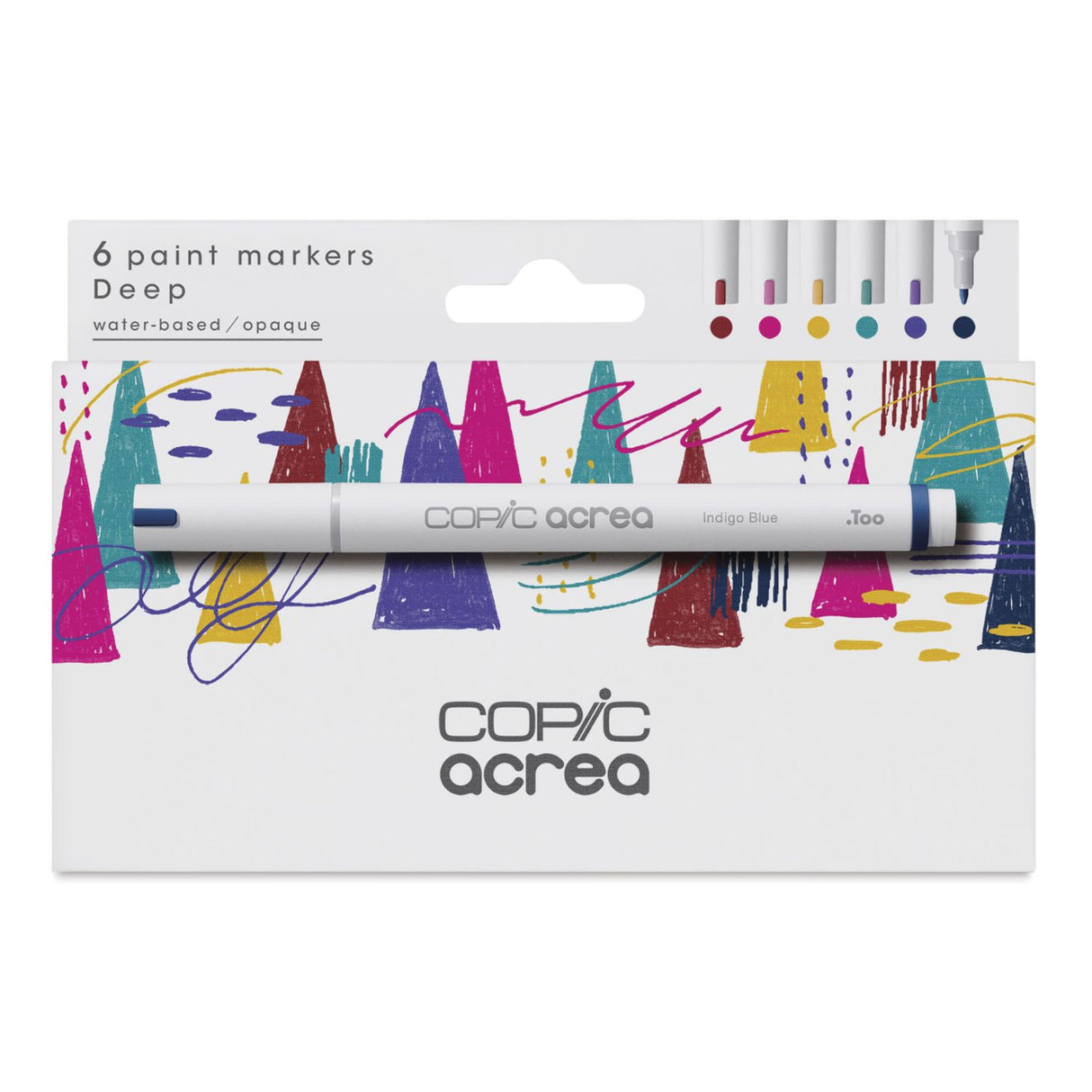 Copic Acrea - Set 6 Marcadores Punta Fina Deep