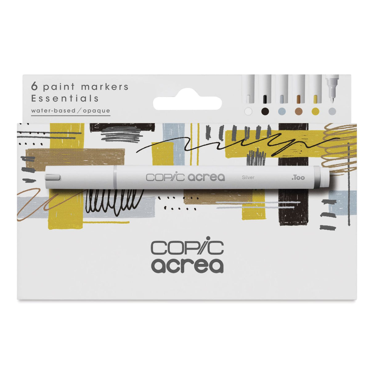 Copic Acrea - Set 6 Marcadores Punta Fina Essentials