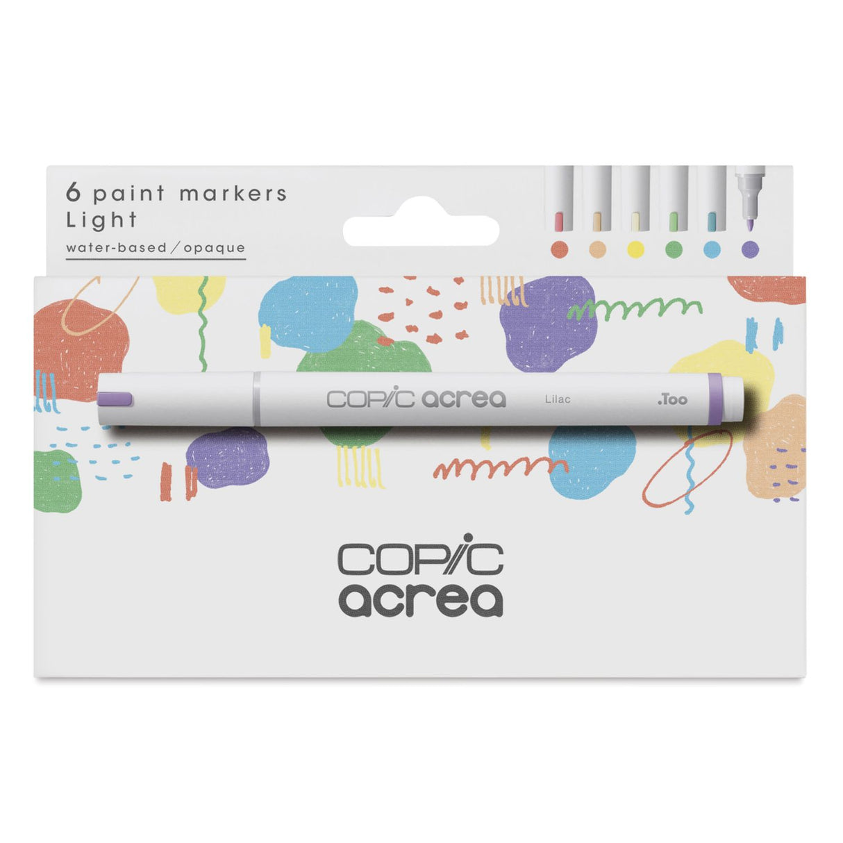 Copic Acrea - Set 6 Marcadores Punta Fina Light