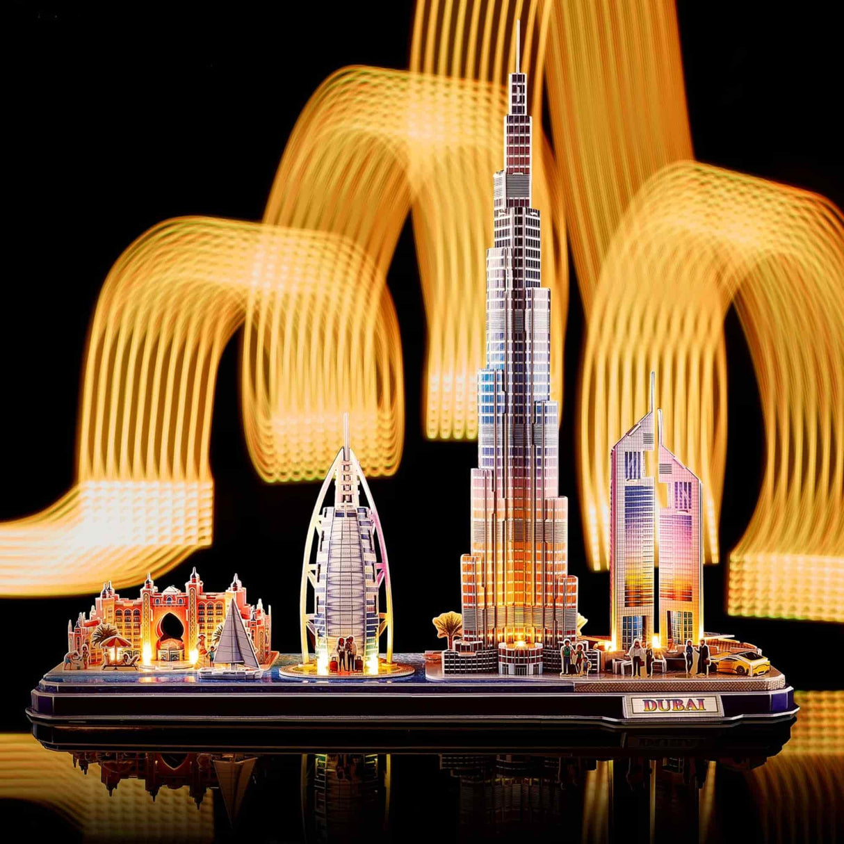 Cubicfun Cityline - Puzzle 3D Dubai LED