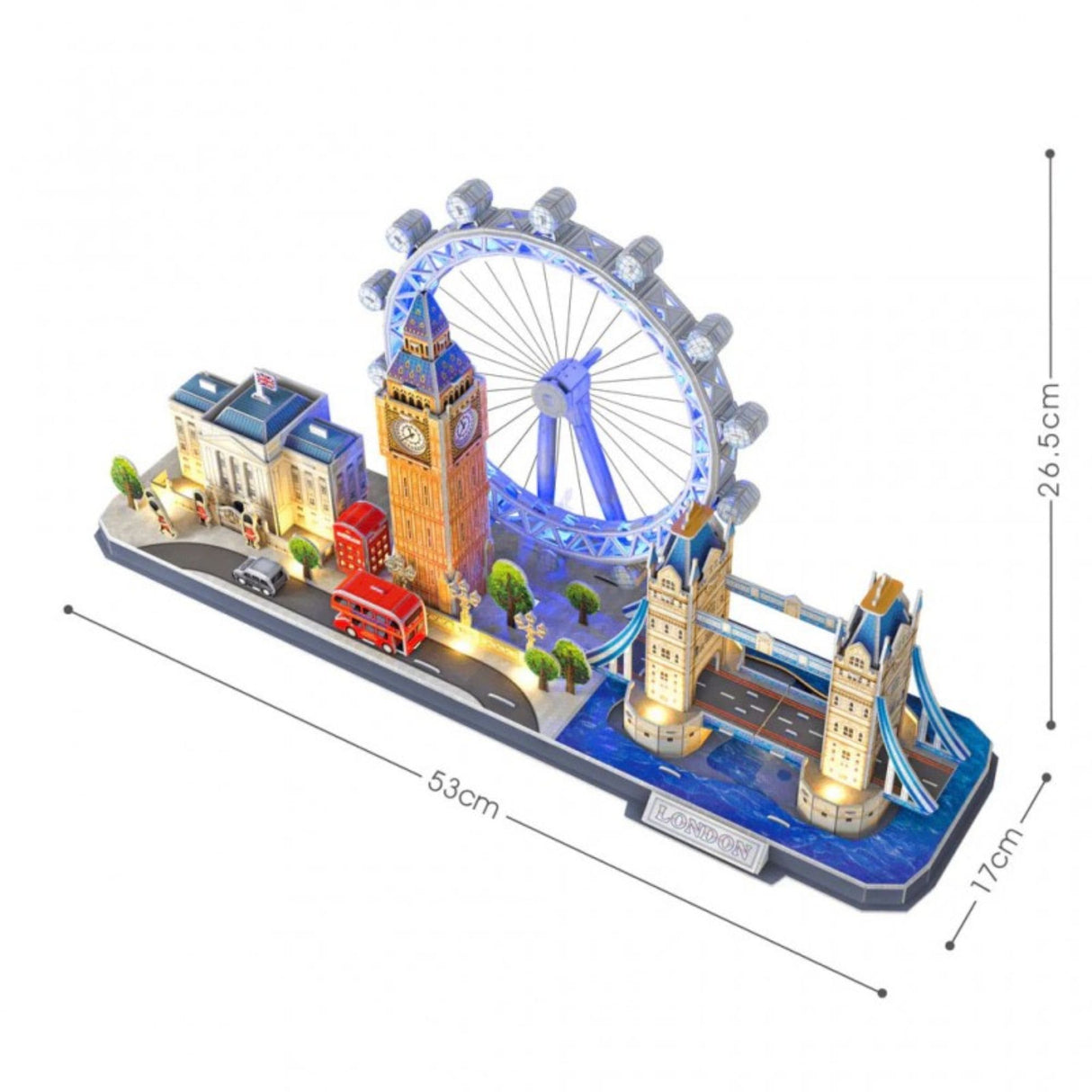 Cubicfun Cityline - Puzzle 3D London LED