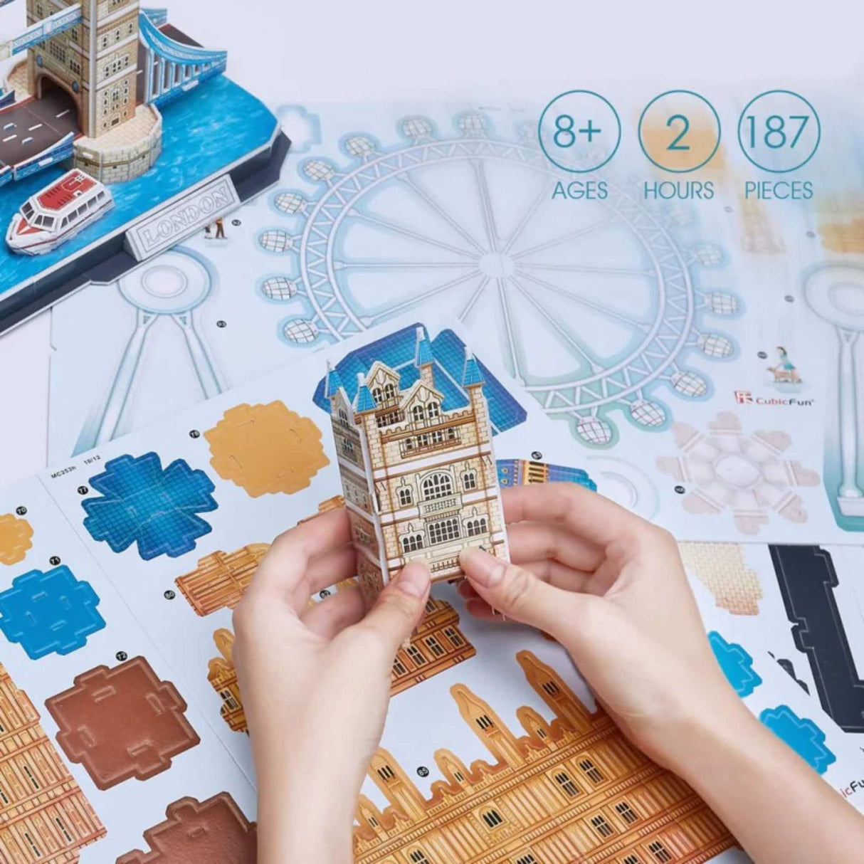 Cubicfun Cityline - Puzzle 3D London LED