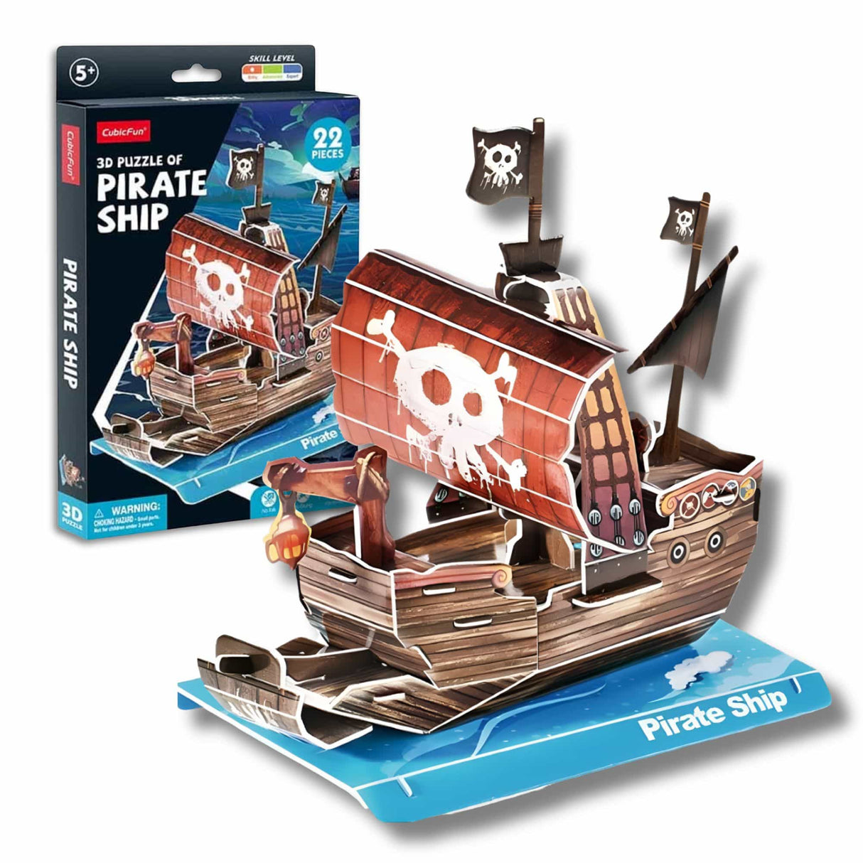 Cubicfun Mini - Puzzle 3D Barco Pirata