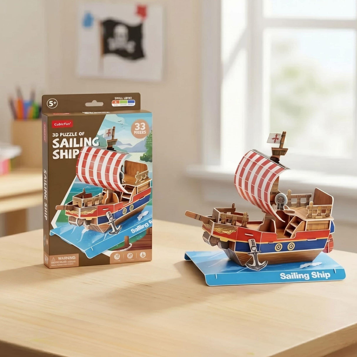 Cubicfun Mini - Puzzle 3D Velero