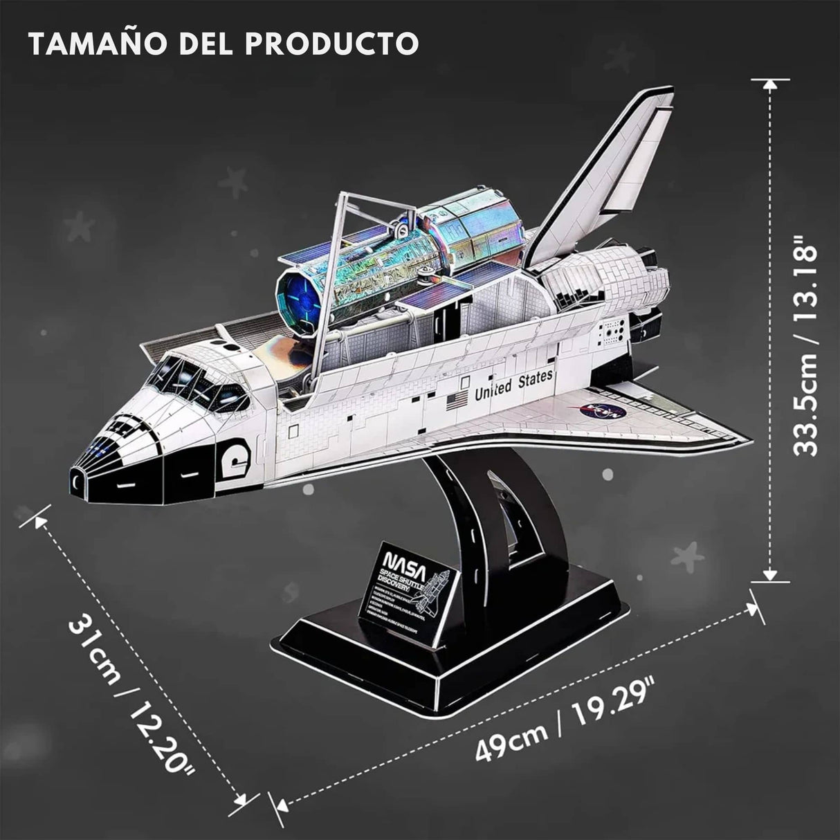 Cubicfun NASA - Puzzle 3D Transbordador Discovery