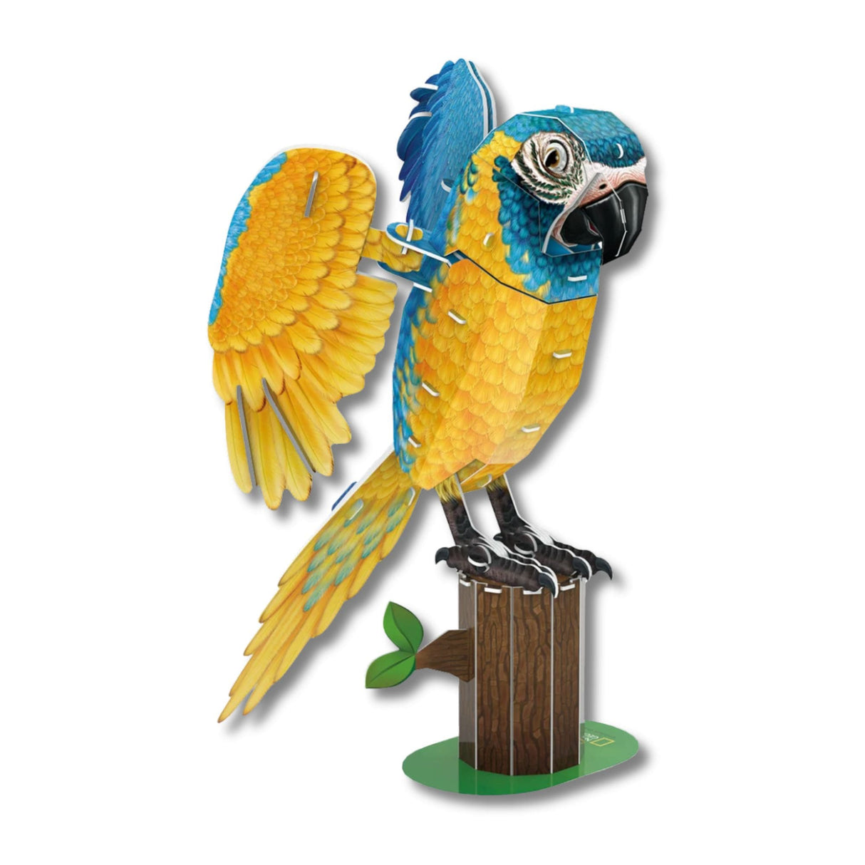 Cubicfun National Geographic - Puzzle 3D Animales Guacamayo Barba Azul