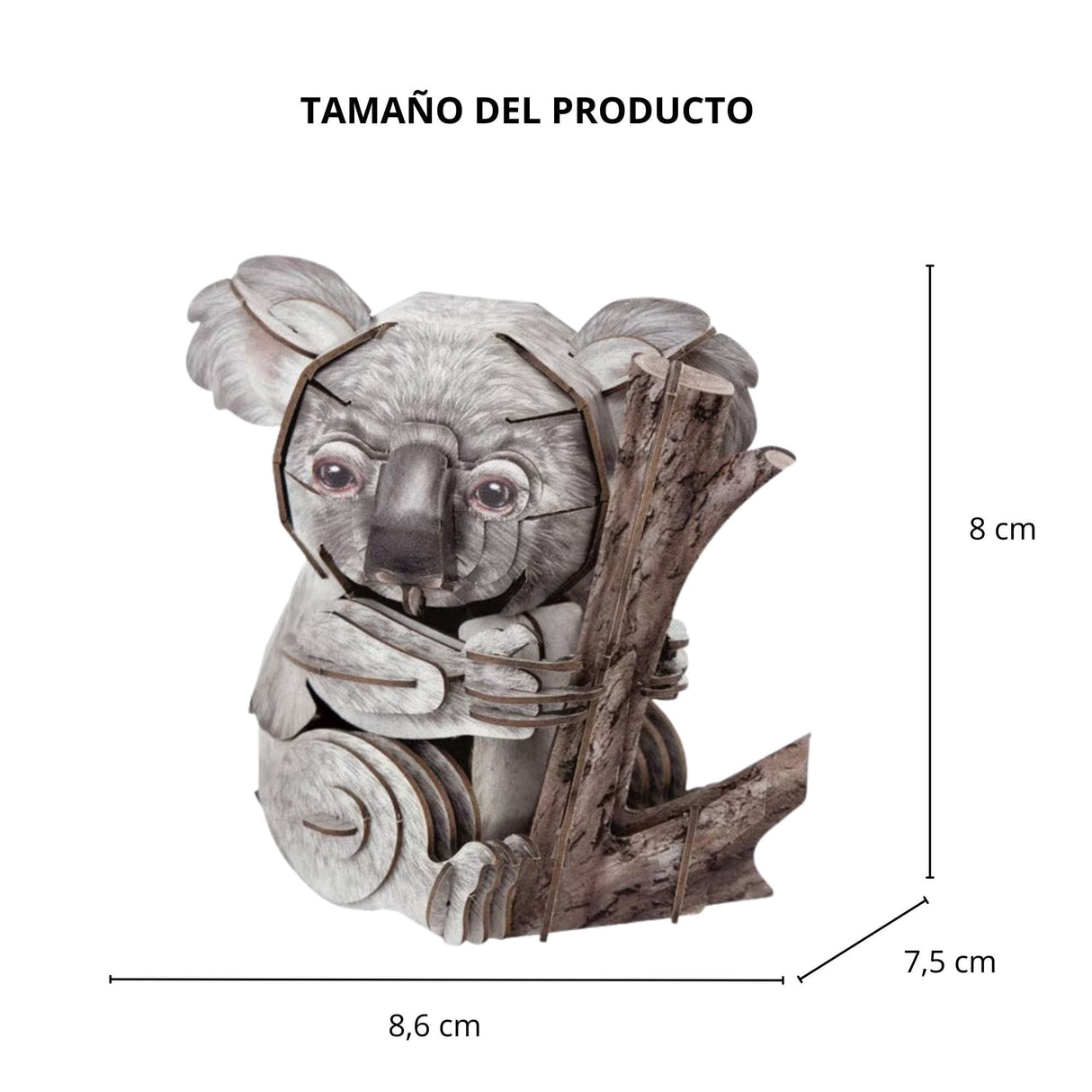 Cubicfun National Geographic - Puzzle 3D Animales Salvajes Koala