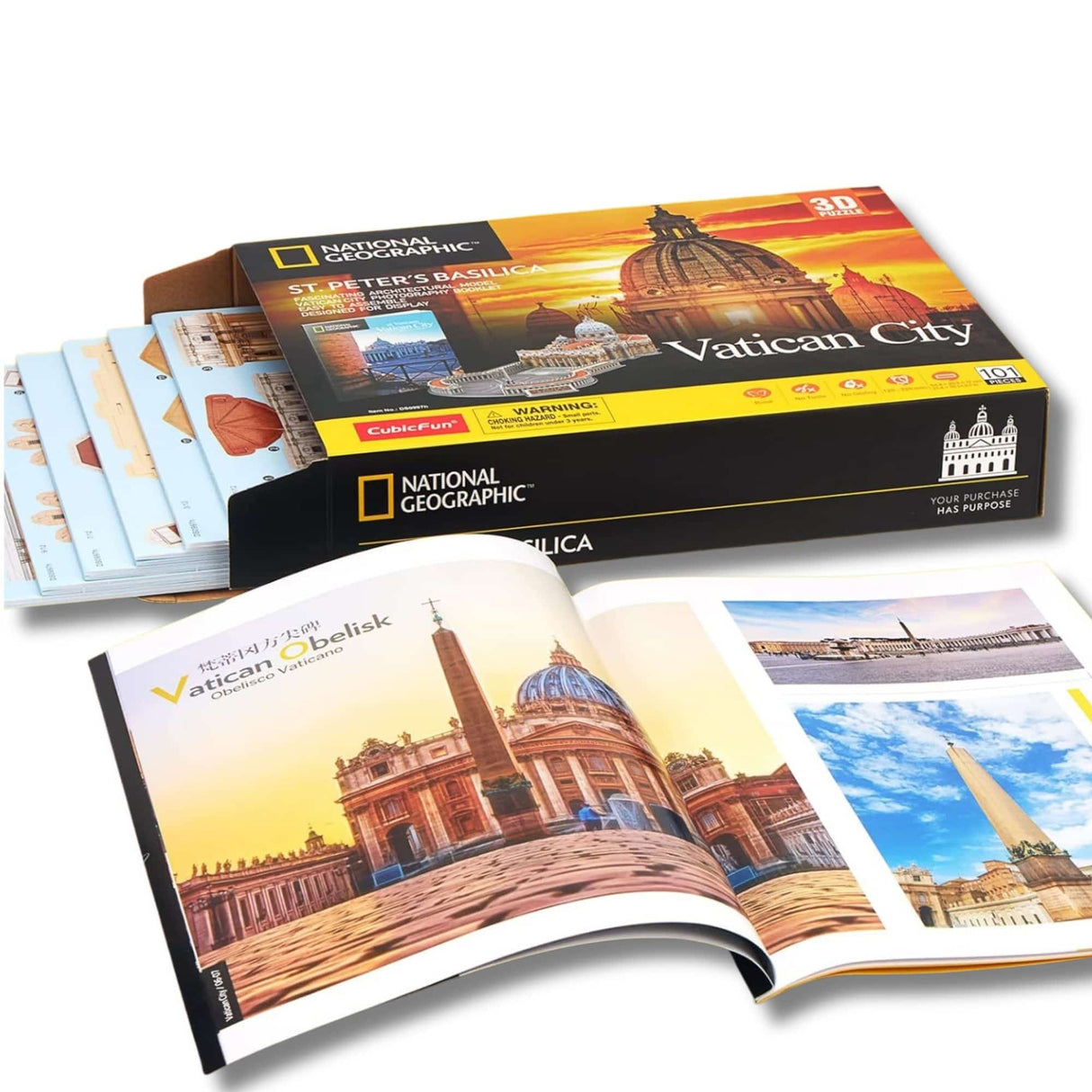 Cubicfun National Geographic - Puzzle 3D Basílica San Pedro