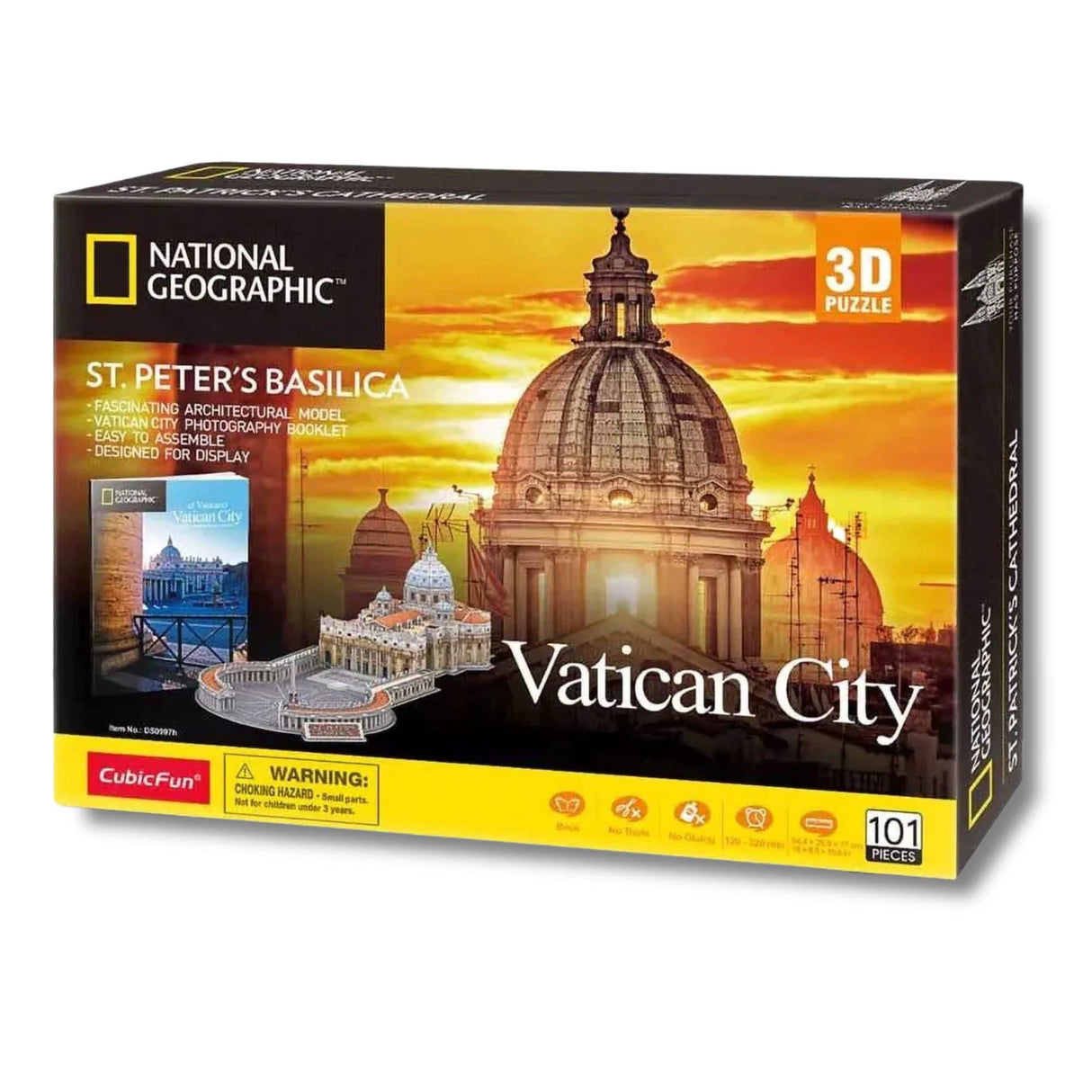 Cubicfun National Geographic - Puzzle 3D Basílica San Pedro