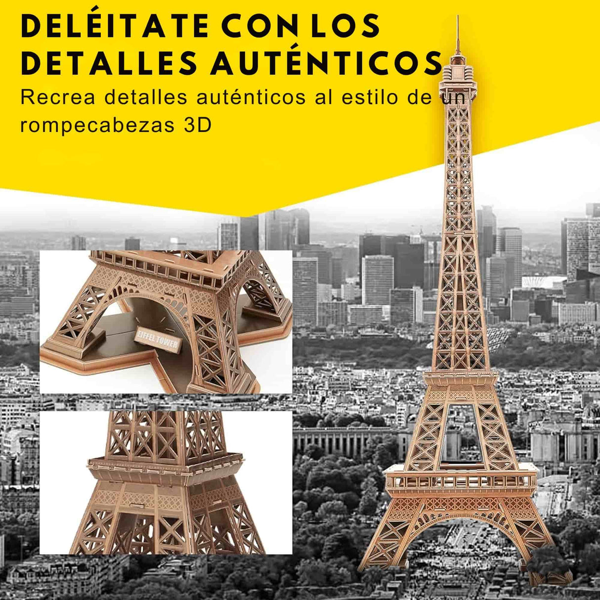 Cubicfun National Geographic - Puzzle 3D Torre Eiffel